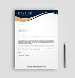 Letterhead Design by sadikul islam for LKMO Properties | Design: #35537812