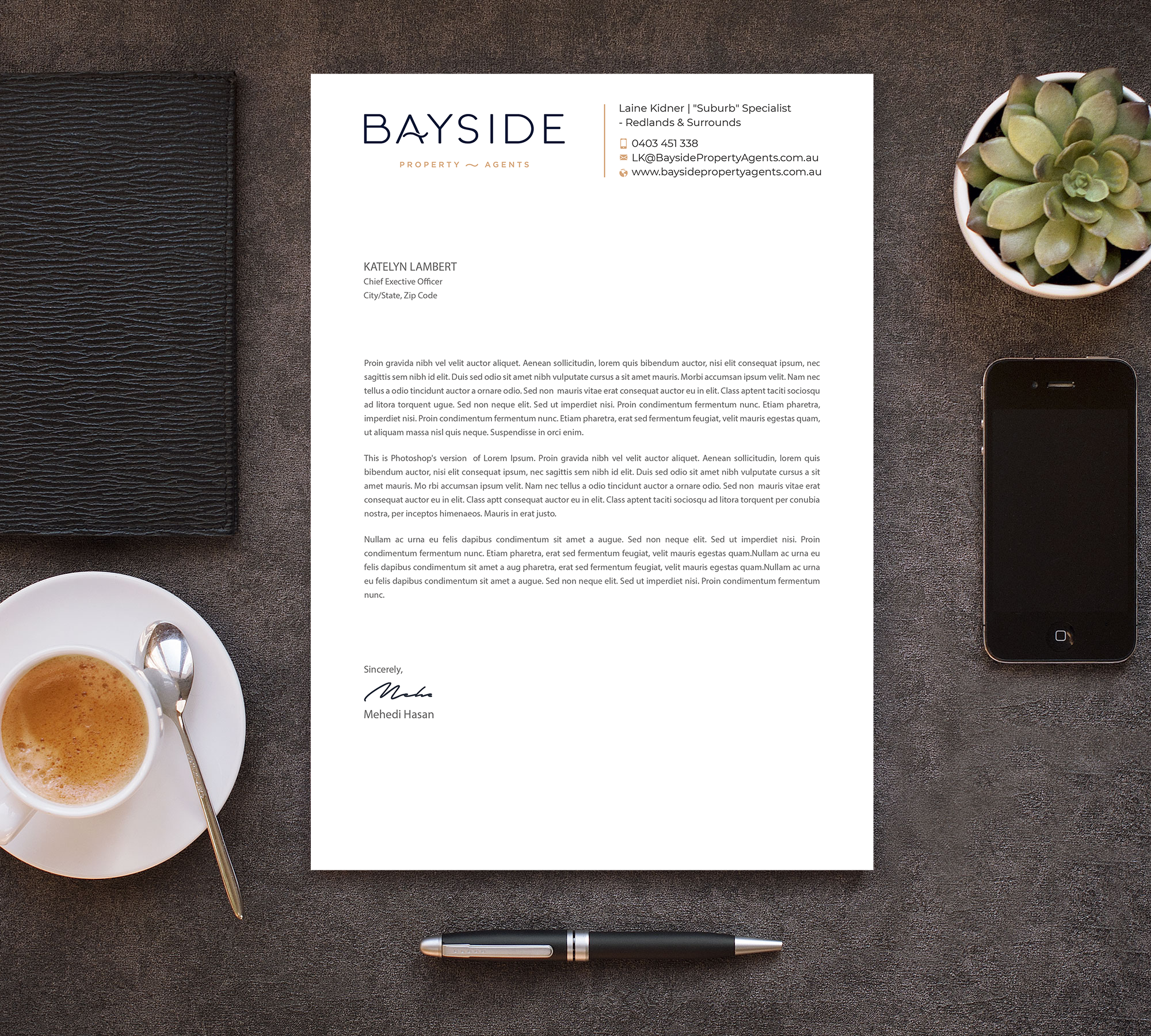 Letterhead Design by Expert Bappy for LKMO Properties | Design #35504374