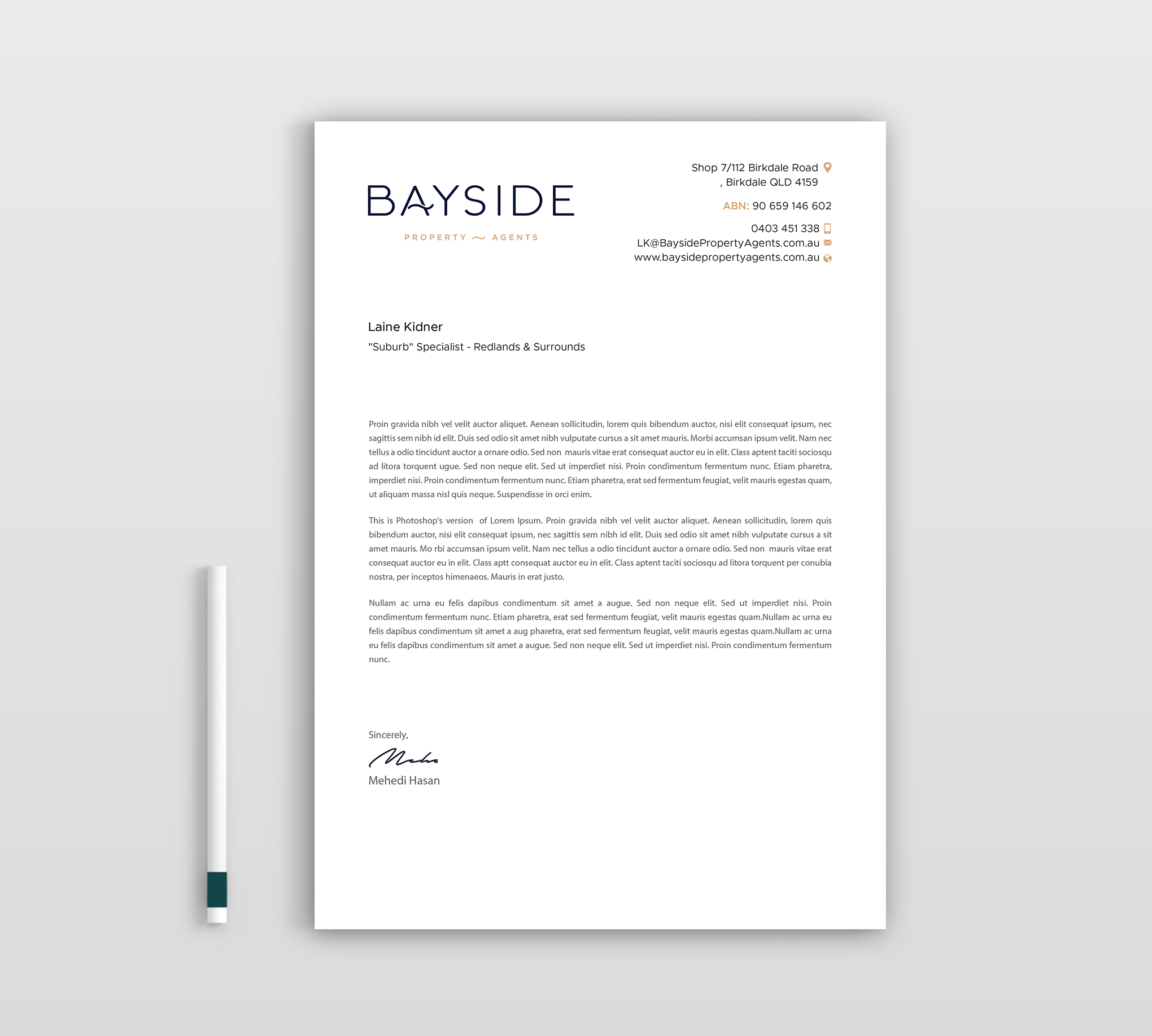 Letterhead Design by Expert Bappy for LKMO Properties | Design #35530497