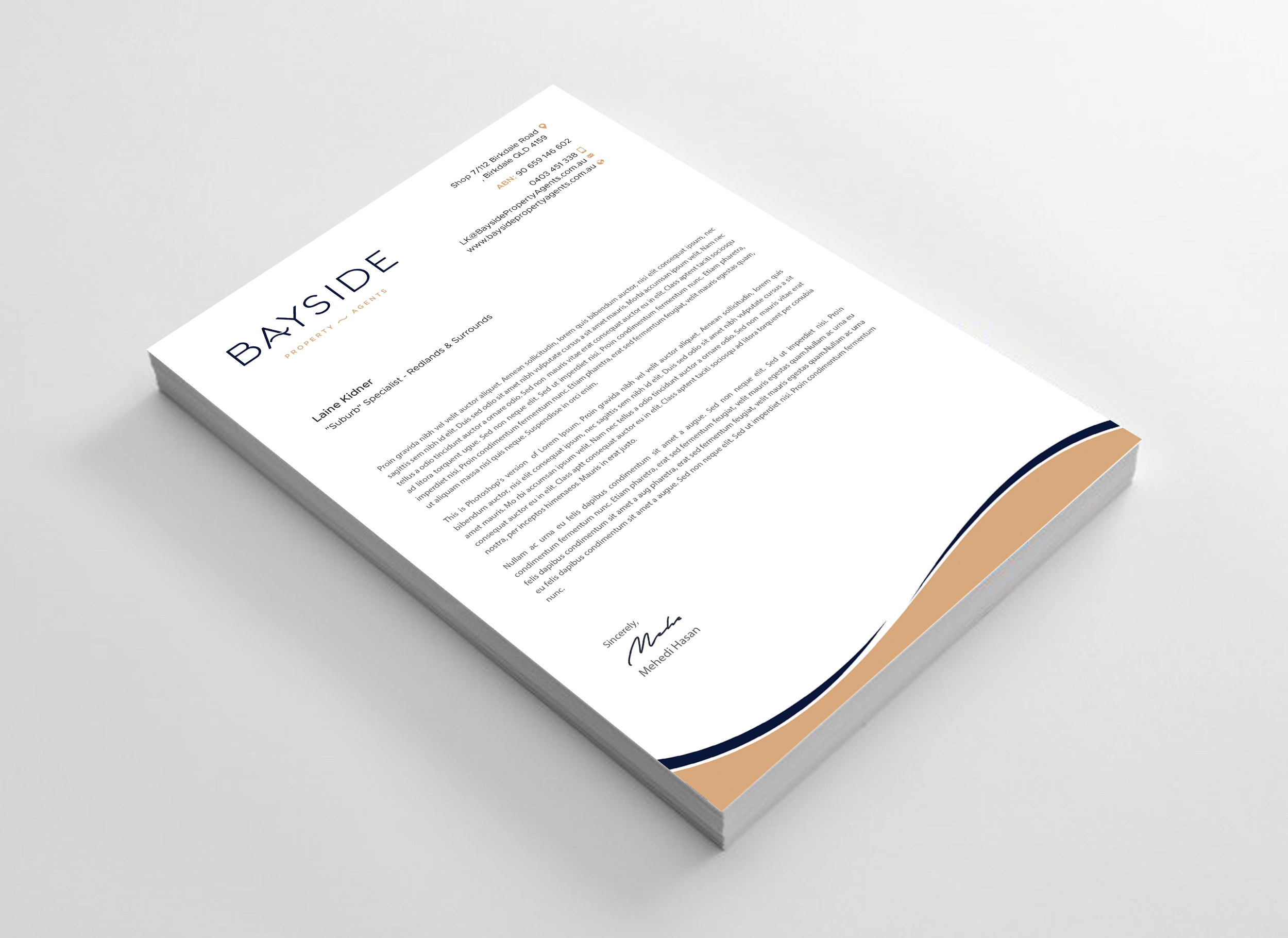 Letterhead Design by Expert Bappy for LKMO Properties | Design #35530503