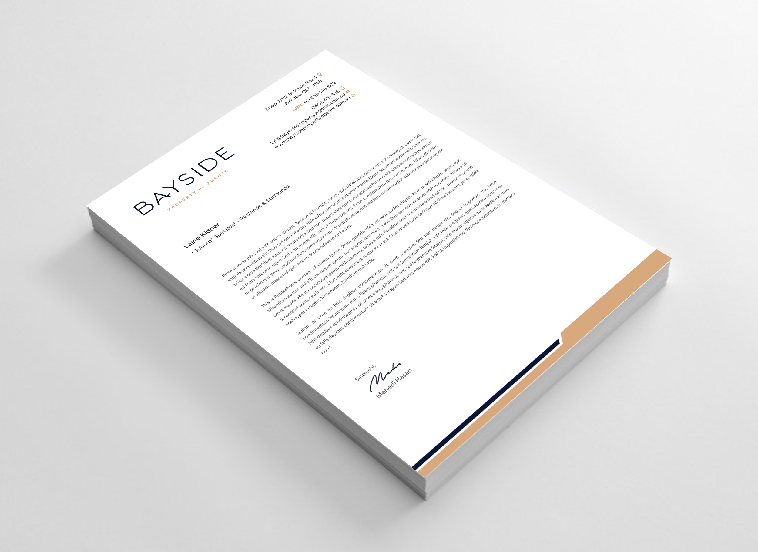 Letterhead Design by Expert Bappy for LKMO Properties | Design #35530511