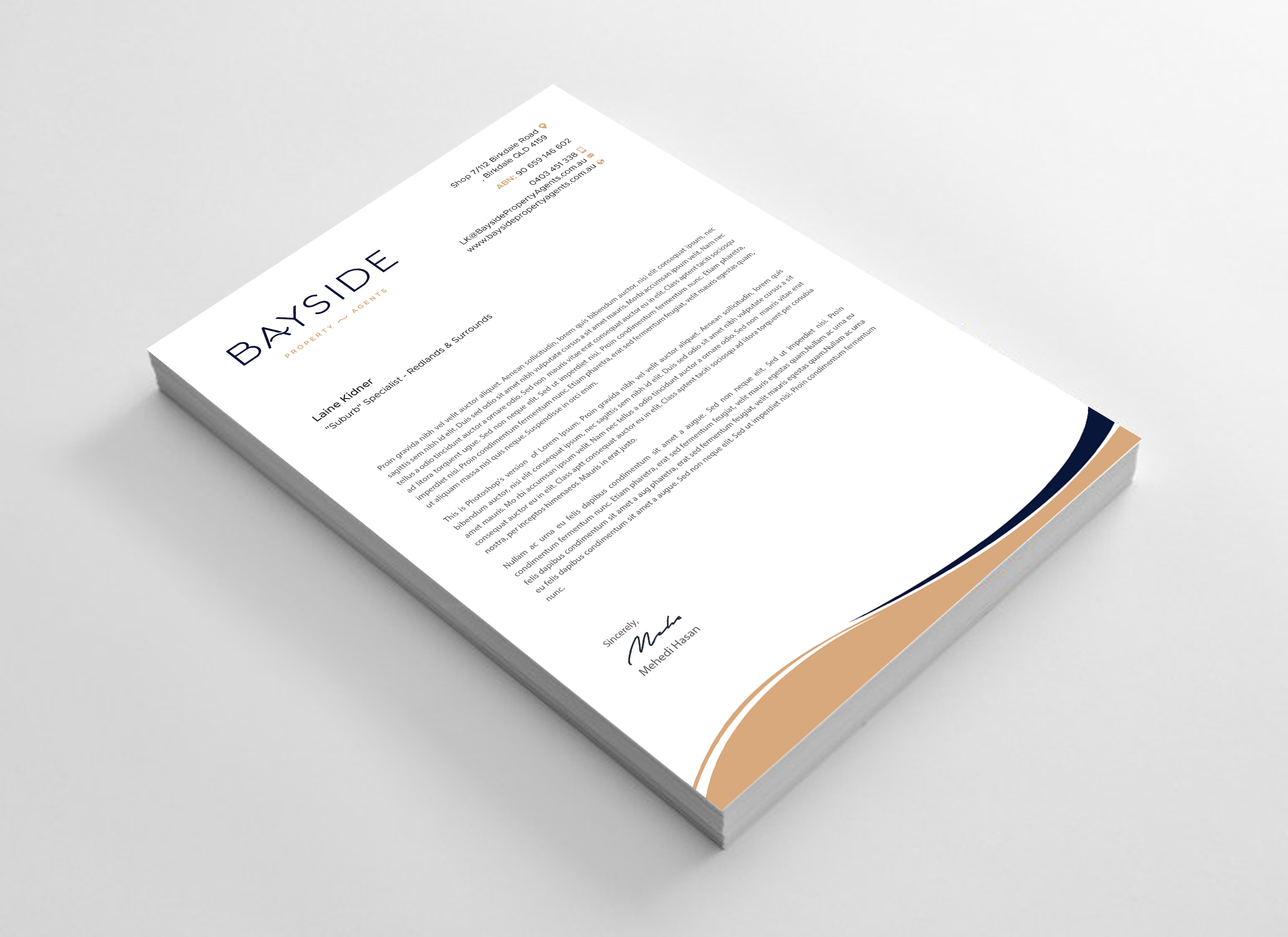 Letterhead Design by Expert Bappy for LKMO Properties | Design #35530533