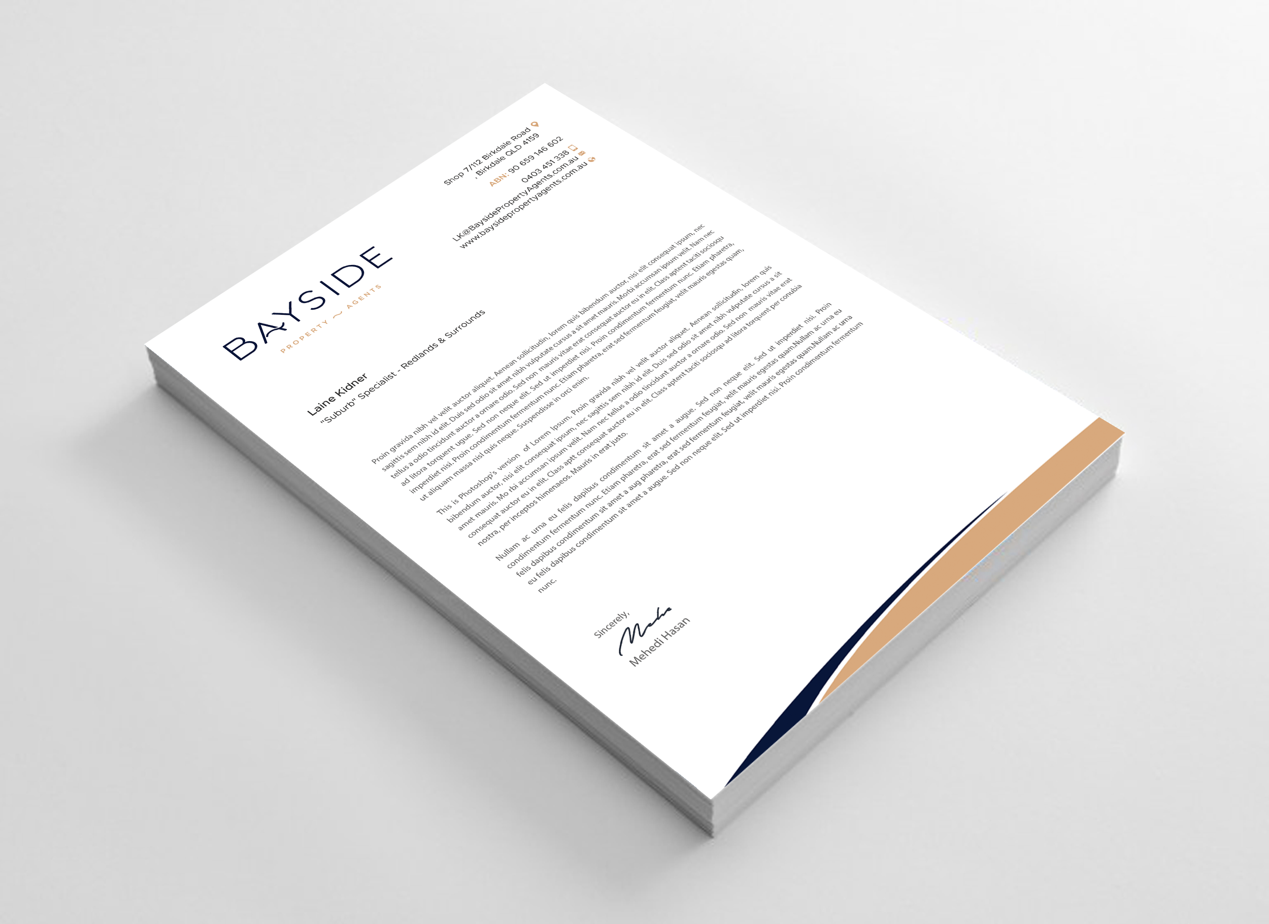 Letterhead Design by Expert Bappy for LKMO Properties | Design #35530550