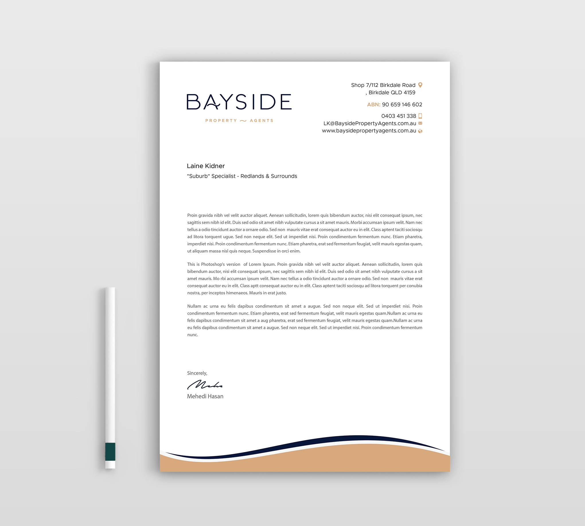 Letterhead Design by Expert Bappy for LKMO Properties | Design #35530570
