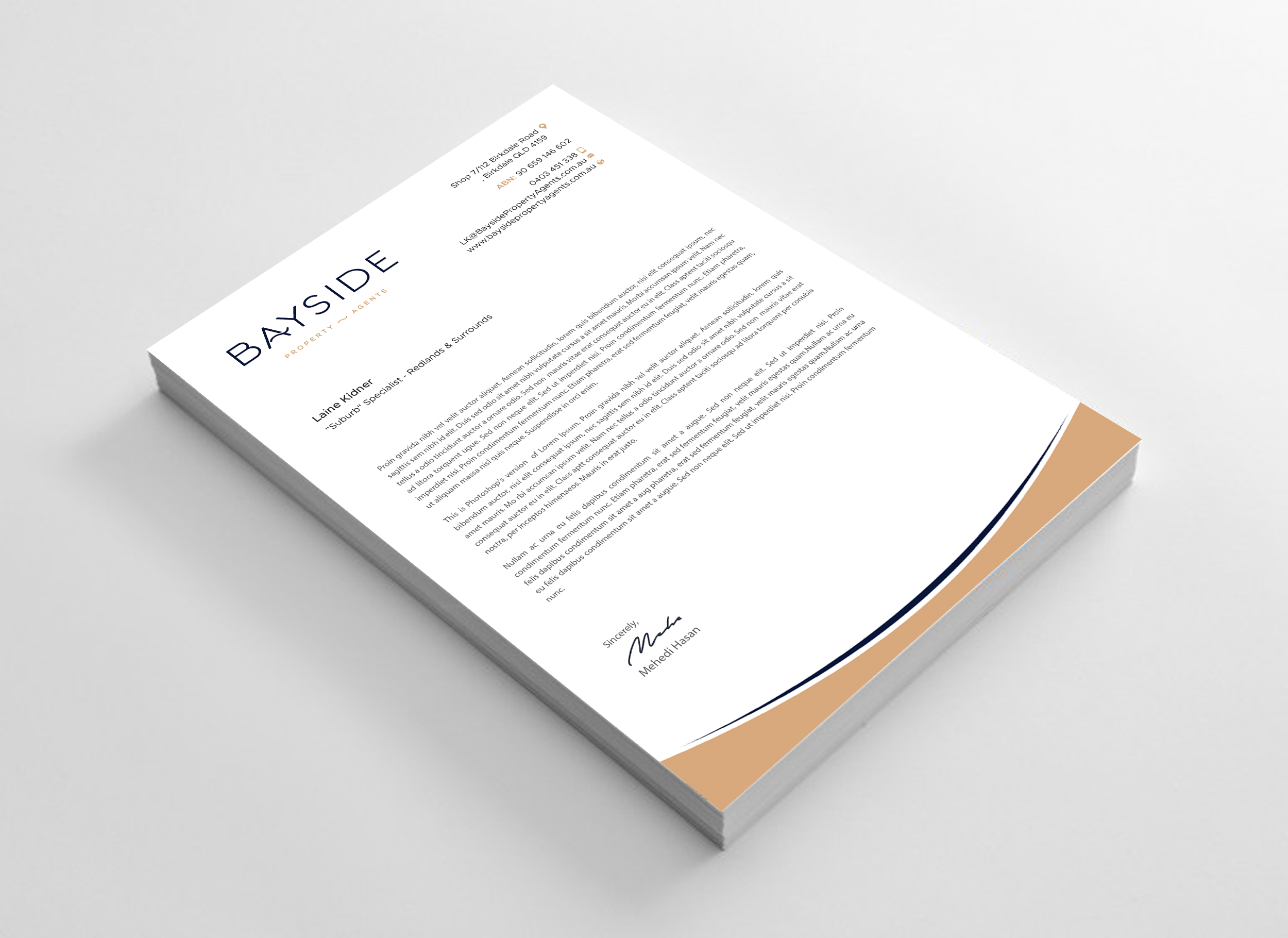 Letterhead Design by Expert Bappy for LKMO Properties | Design #35530575