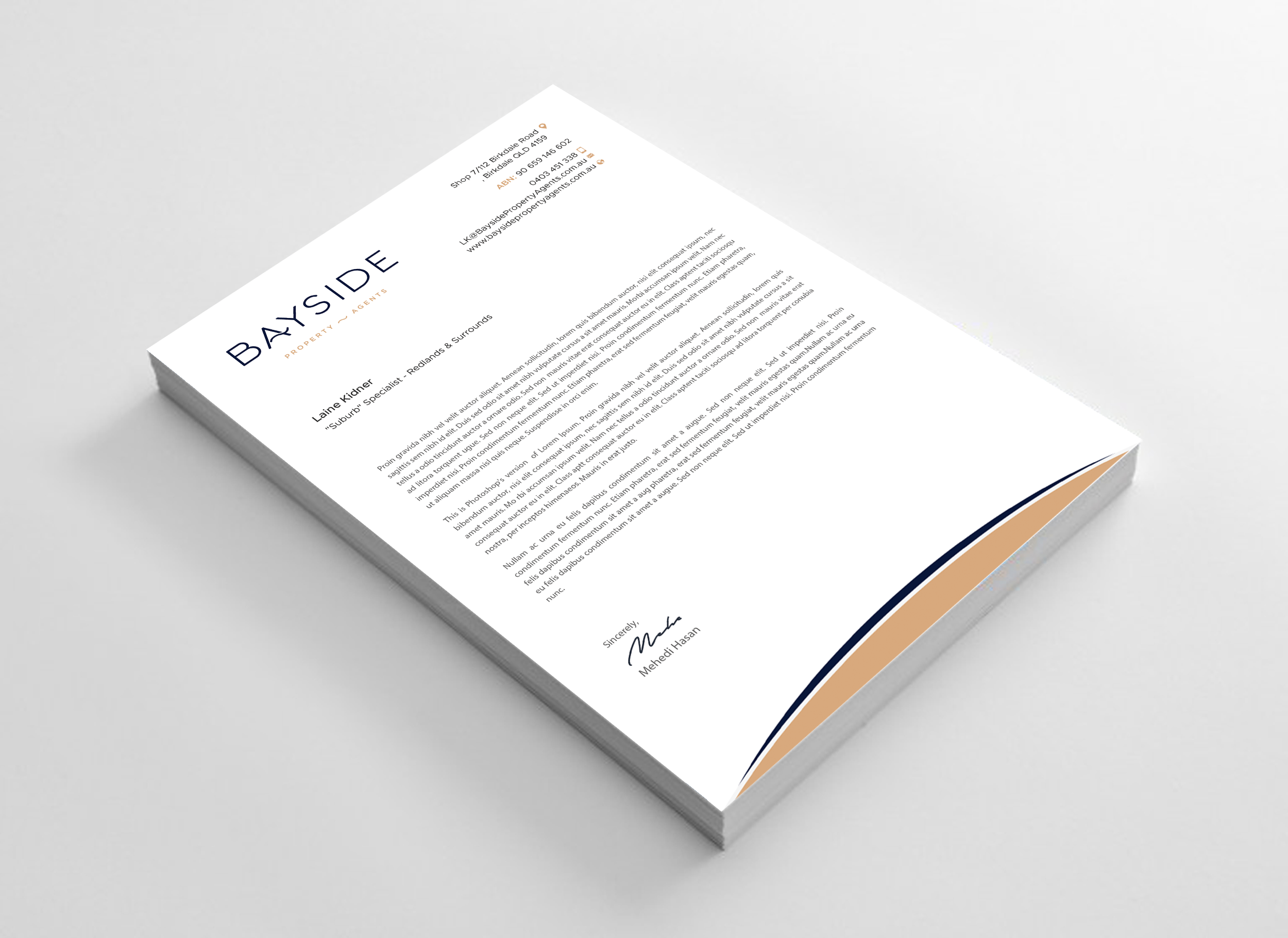Letterhead Design by Expert Bappy for LKMO Properties | Design #35530581