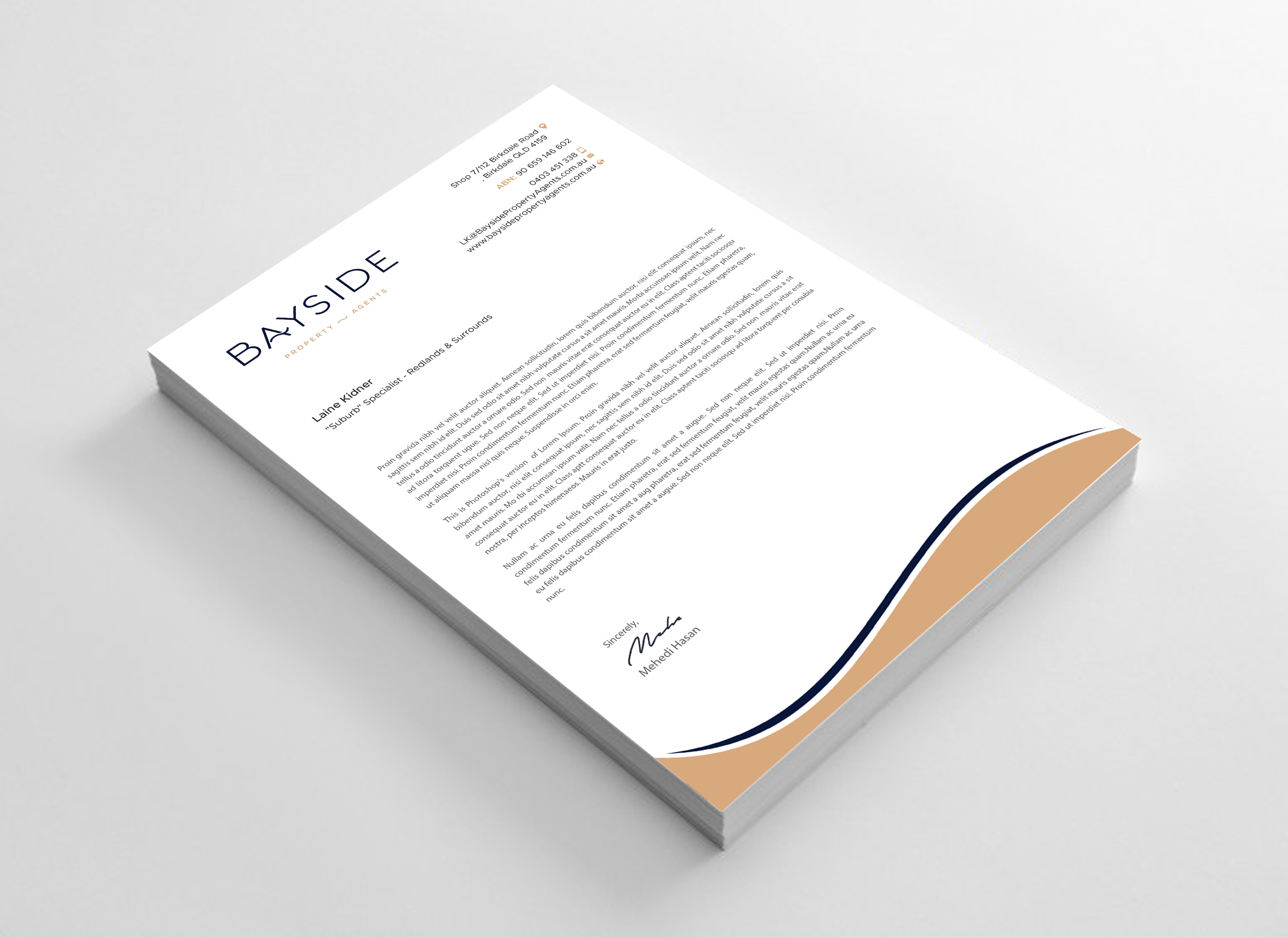 Letterhead Design by Expert Bappy for LKMO Properties | Design #35530592