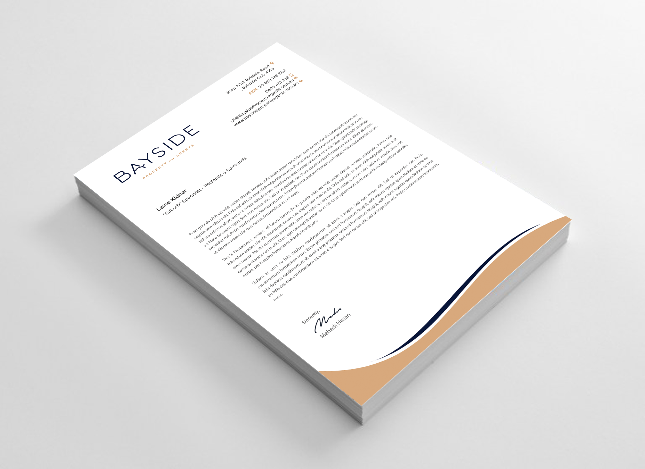 Letterhead Design by Expert Bappy for LKMO Properties | Design #35530593