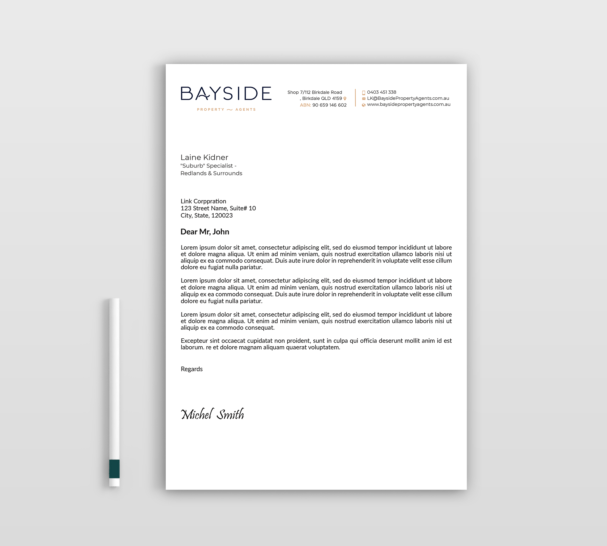 Letterhead Design by Expert Bappy for LKMO Properties | Design #35541329