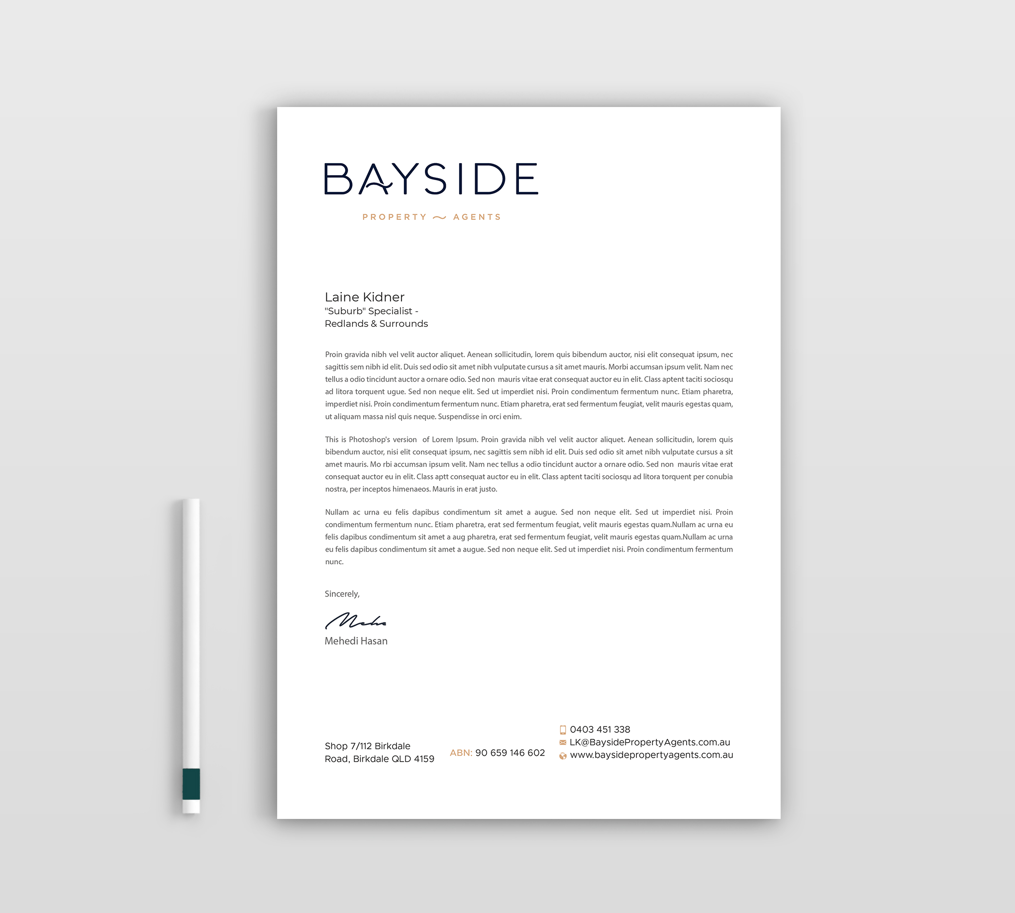 Letterhead Design by Expert Bappy for LKMO Properties | Design #35541427