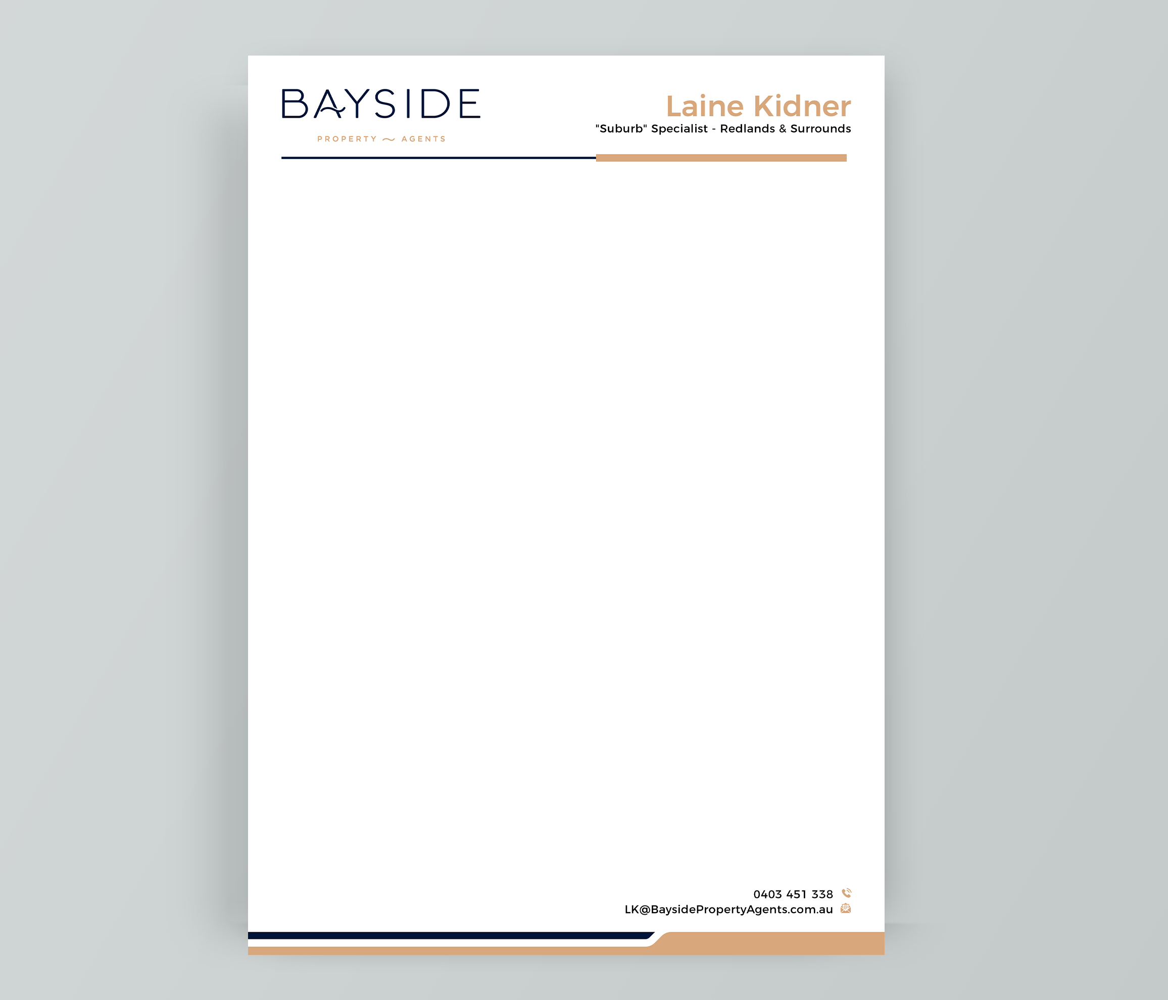 Letterhead Design by DesignerShahadat for LKMO Properties | Design #35516853