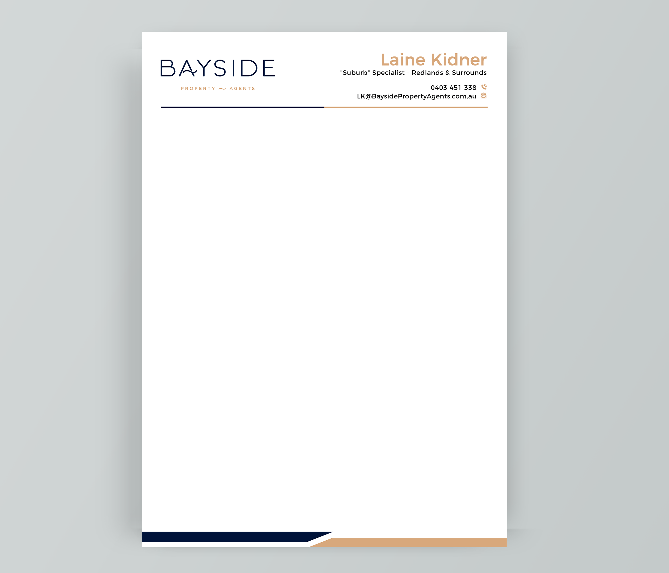 Letterhead Design by DesignerShahadat for LKMO Properties | Design #35516856