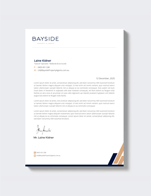 Letterhead Design by artbitin for LKMO Properties | Design: #35504628
