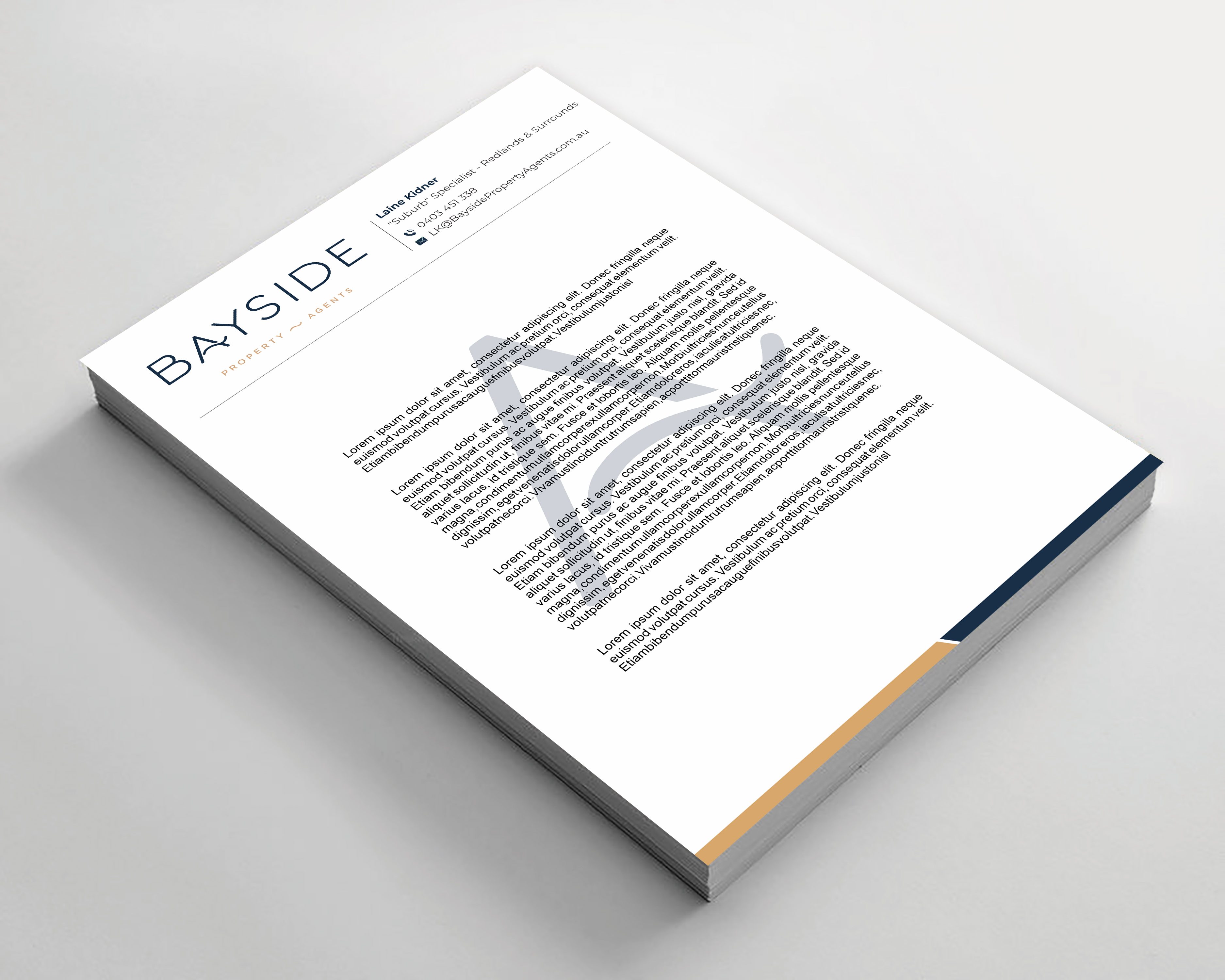 Letterhead Design by freelancer75 for LKMO Properties | Design #35539382