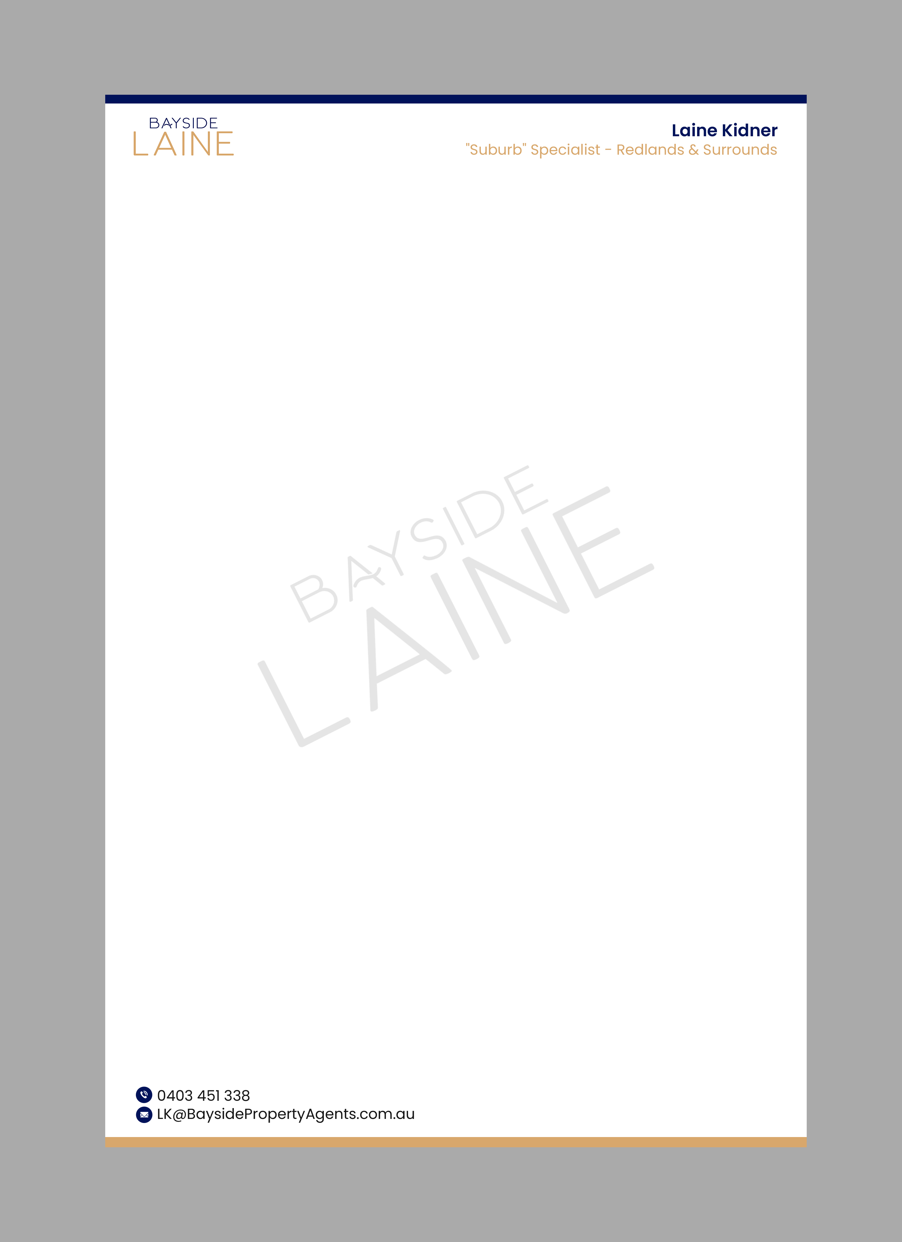 Letterhead Design by Creations Box 2015 for LKMO Properties | Design #35528223