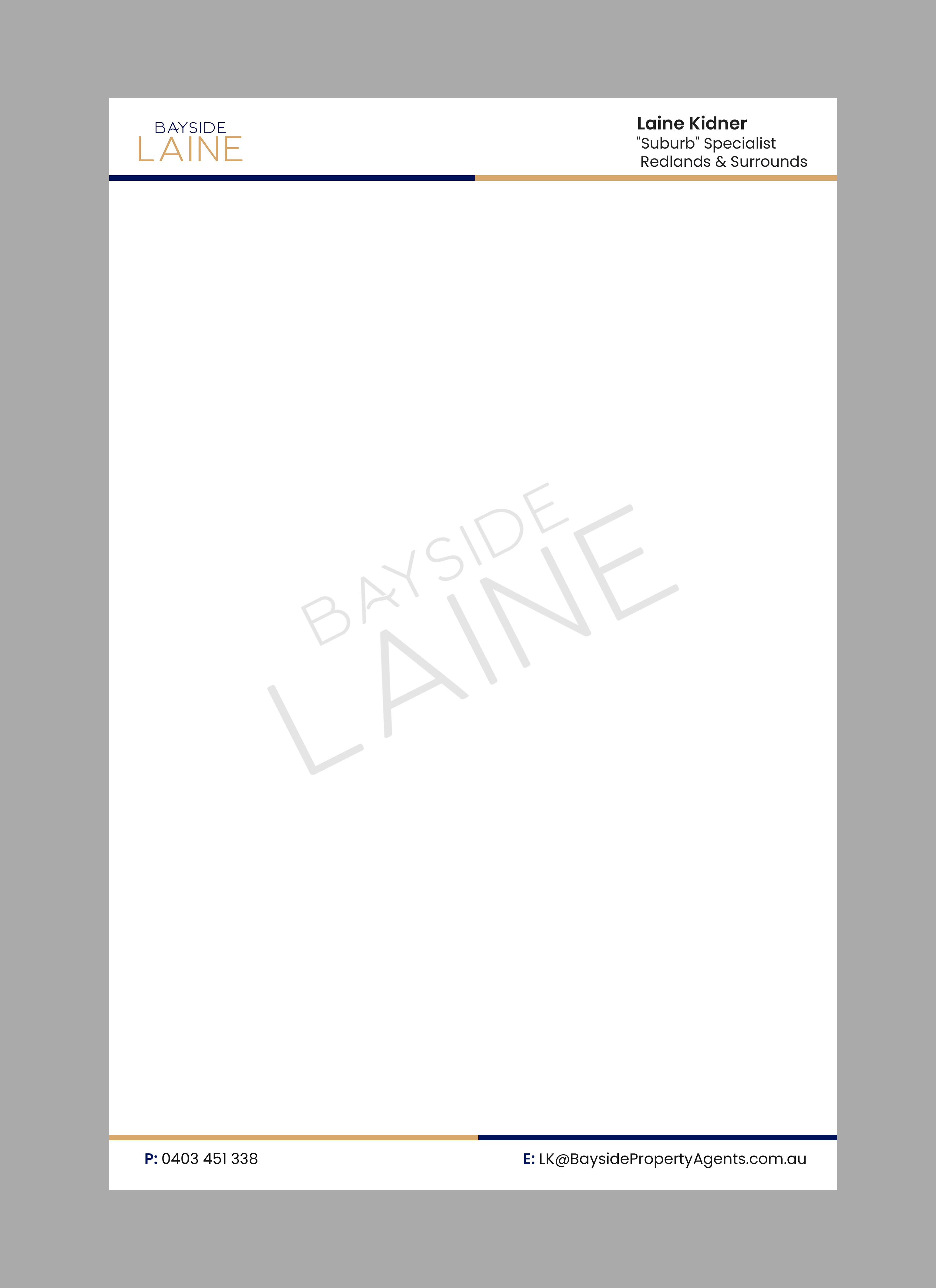 Letterhead Design by Creations Box 2015 for LKMO Properties | Design #35528224