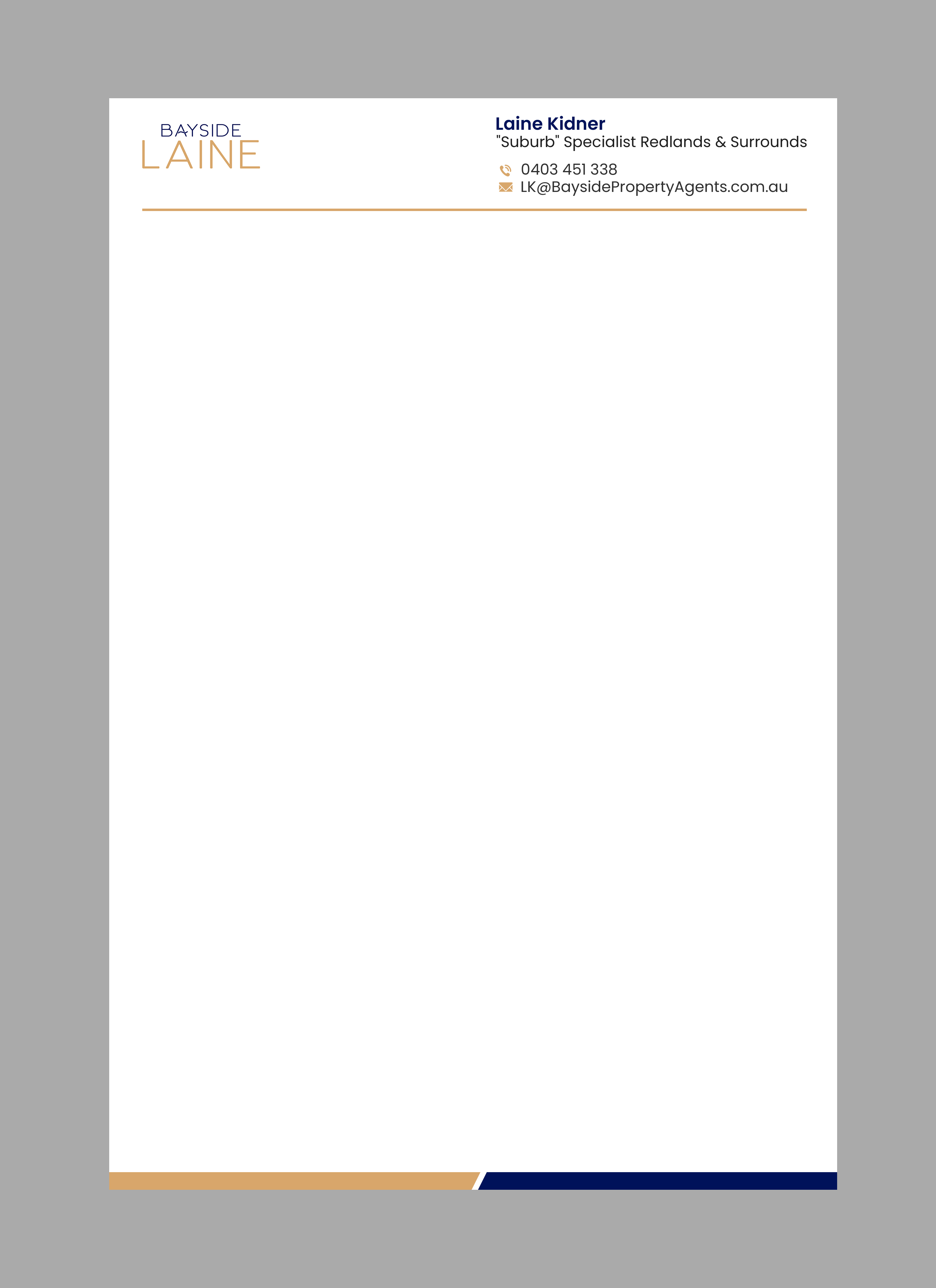 Letterhead Design by Creations Box 2015 for LKMO Properties | Design #35528232