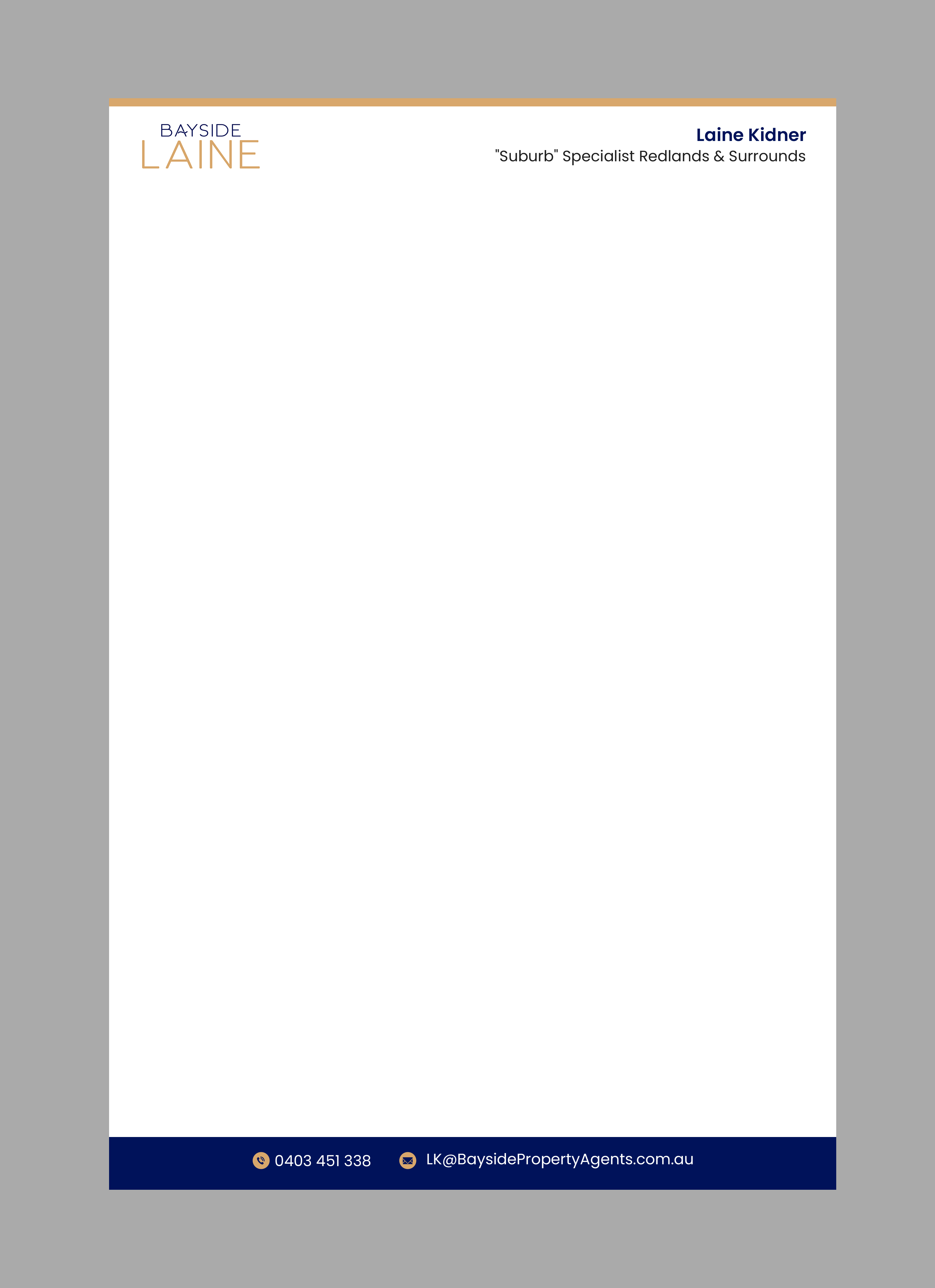 Letterhead Design by Creations Box 2015 for LKMO Properties | Design #35528233