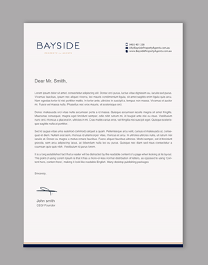 Letterhead Design by Brand aid for LKMO Properties | Design: #35506558