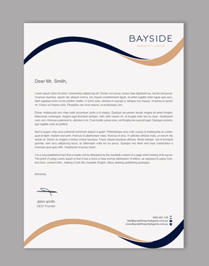 Letterhead Design by Brand aid for LKMO Properties | Design: #35506560