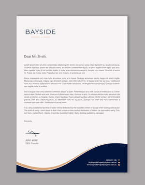 Letterhead Design by Brand aid for LKMO Properties | Design: #35506561