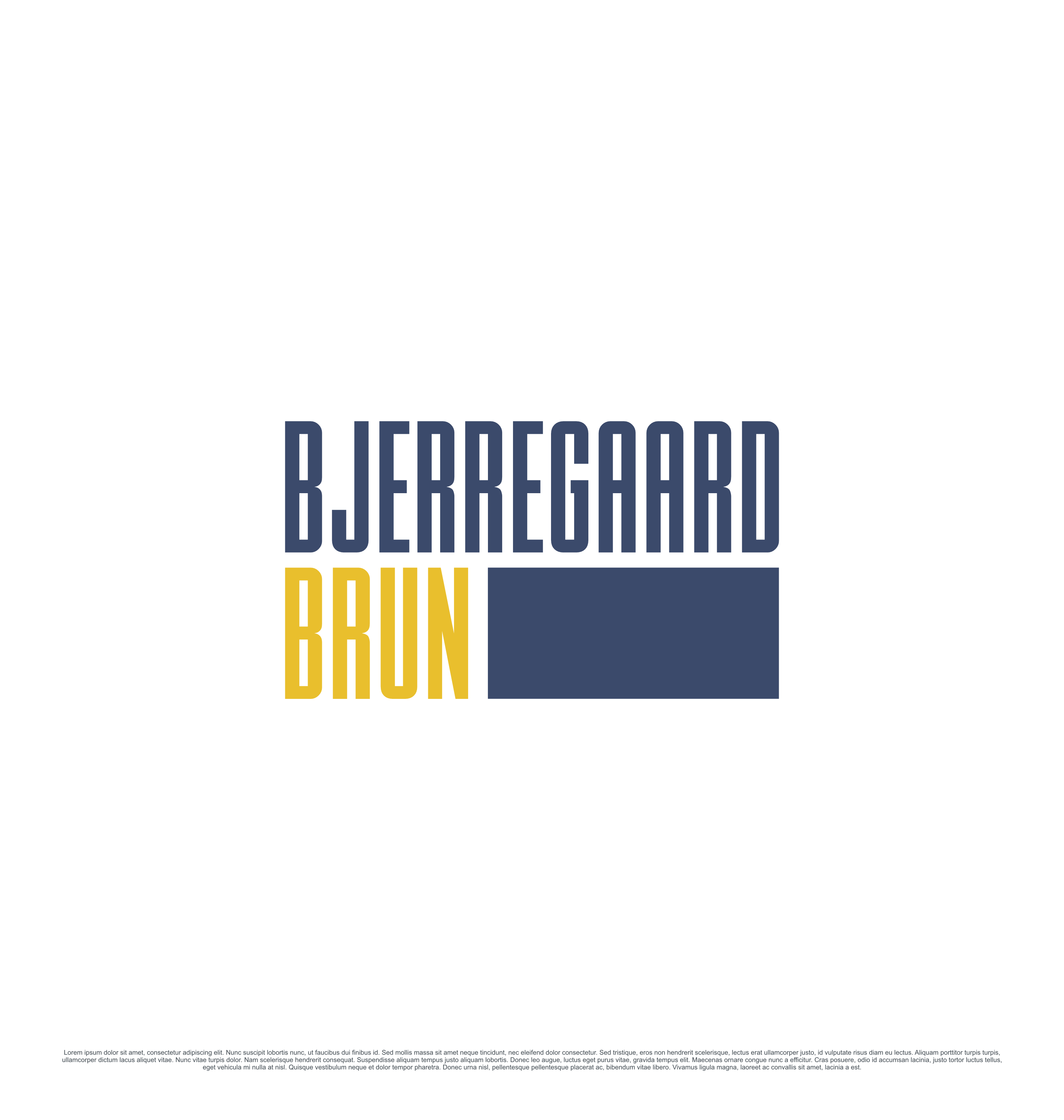 Logo Design by kebusibud for BjerregaardBrun | Design #35515577