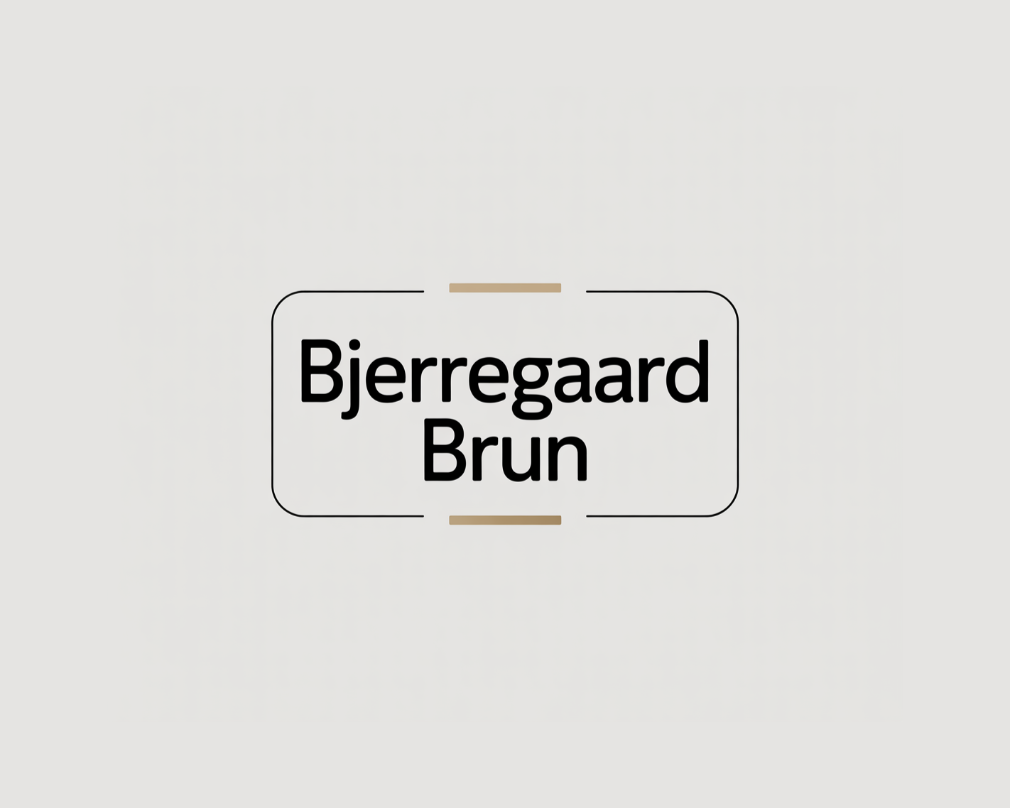Logo-Design von LionStudioz für BjerregaardBrun | Design #35513793