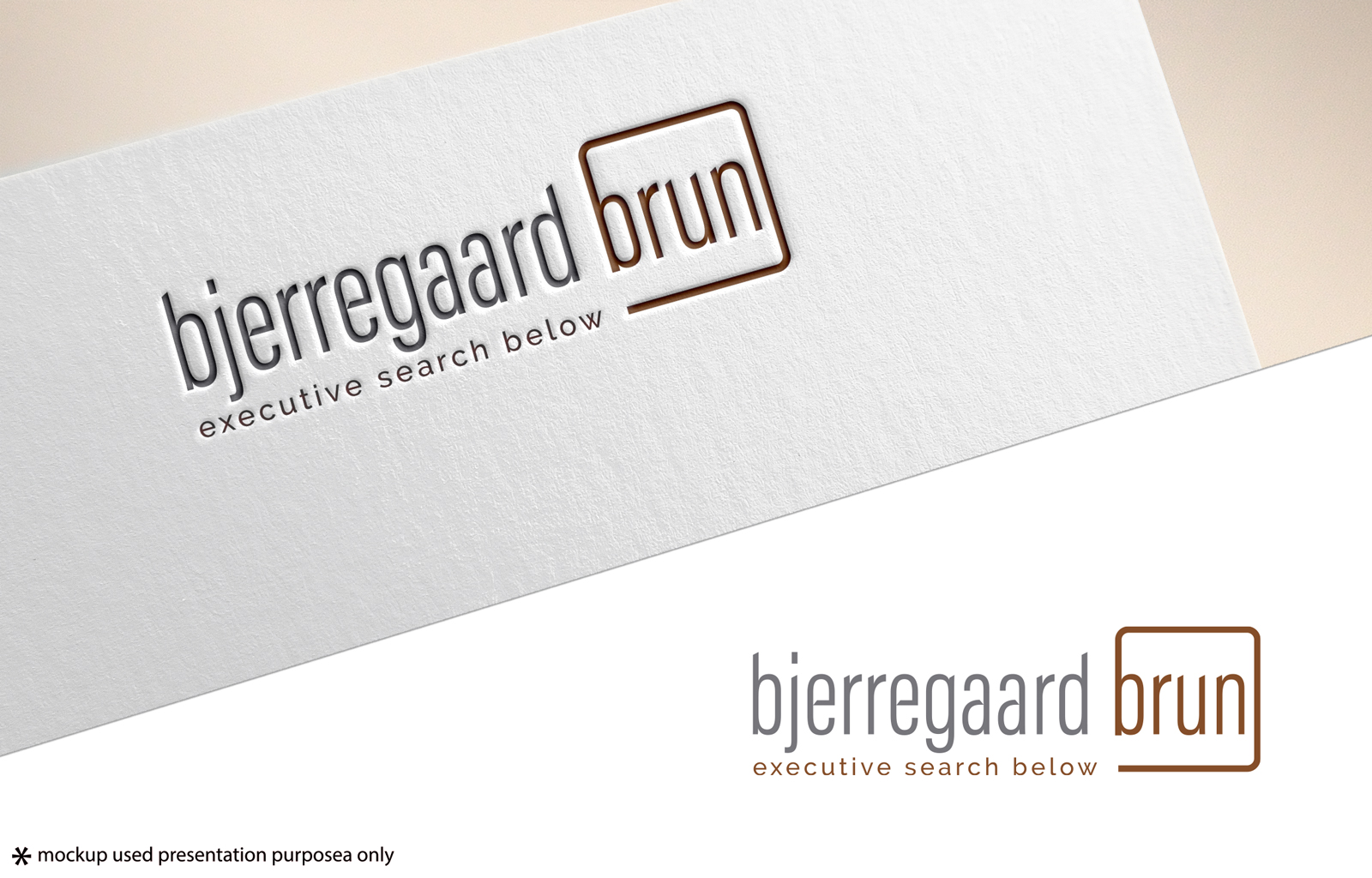 Logo Design by Rubia@ for BjerregaardBrun | Design #35512739