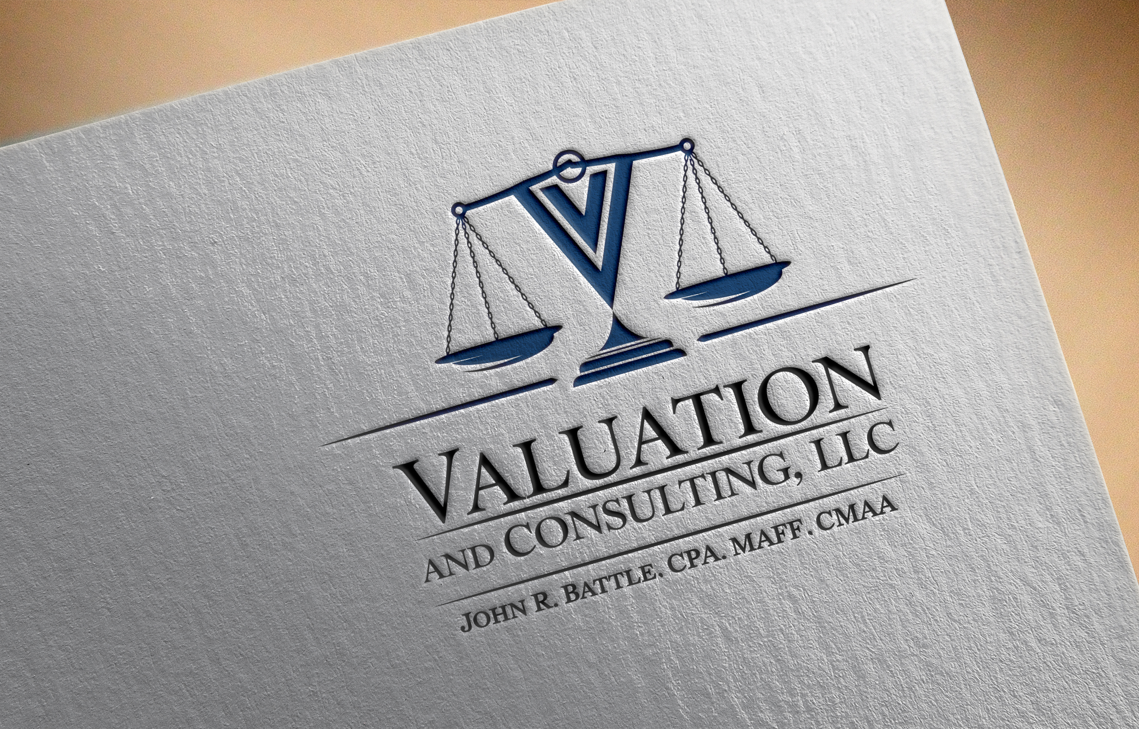 Diseño de Logo por Visionary Creations para Valuation and Consulting LLC | Diseño #35515864