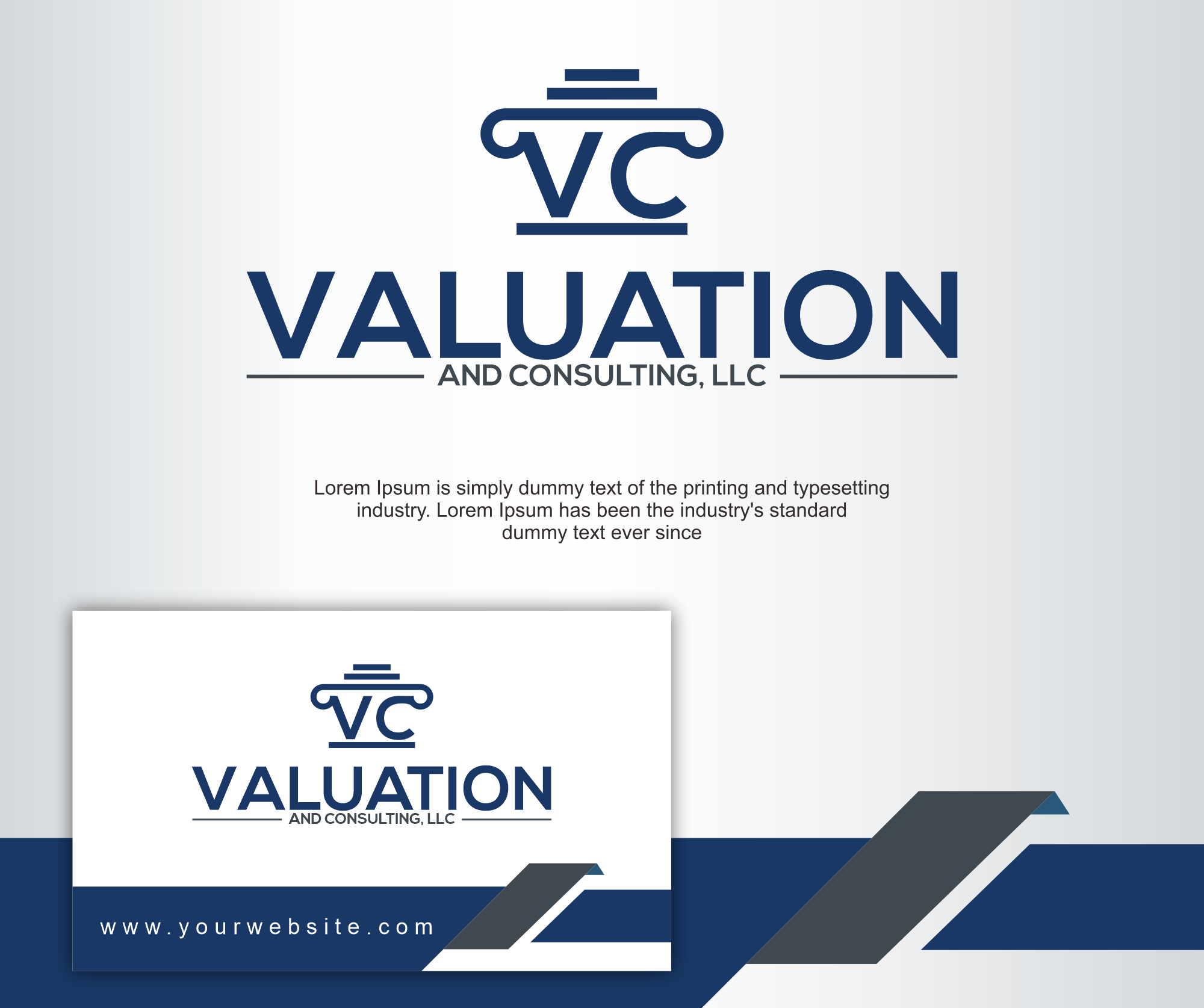 Diseño de Logo por putri elegant para Valuation and Consulting LLC | Diseño #35509687