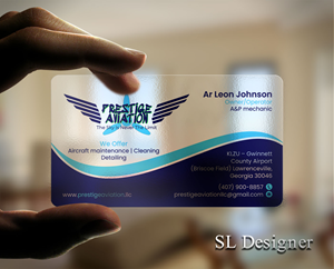 Aviation Maintenance Business Card Design Challenge