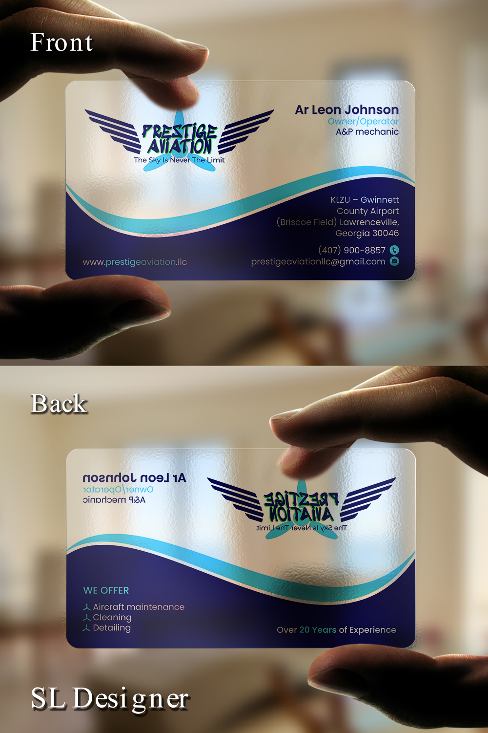 Visitenkarten-Design von SL Designer für dieses Projekt | Design #35574577