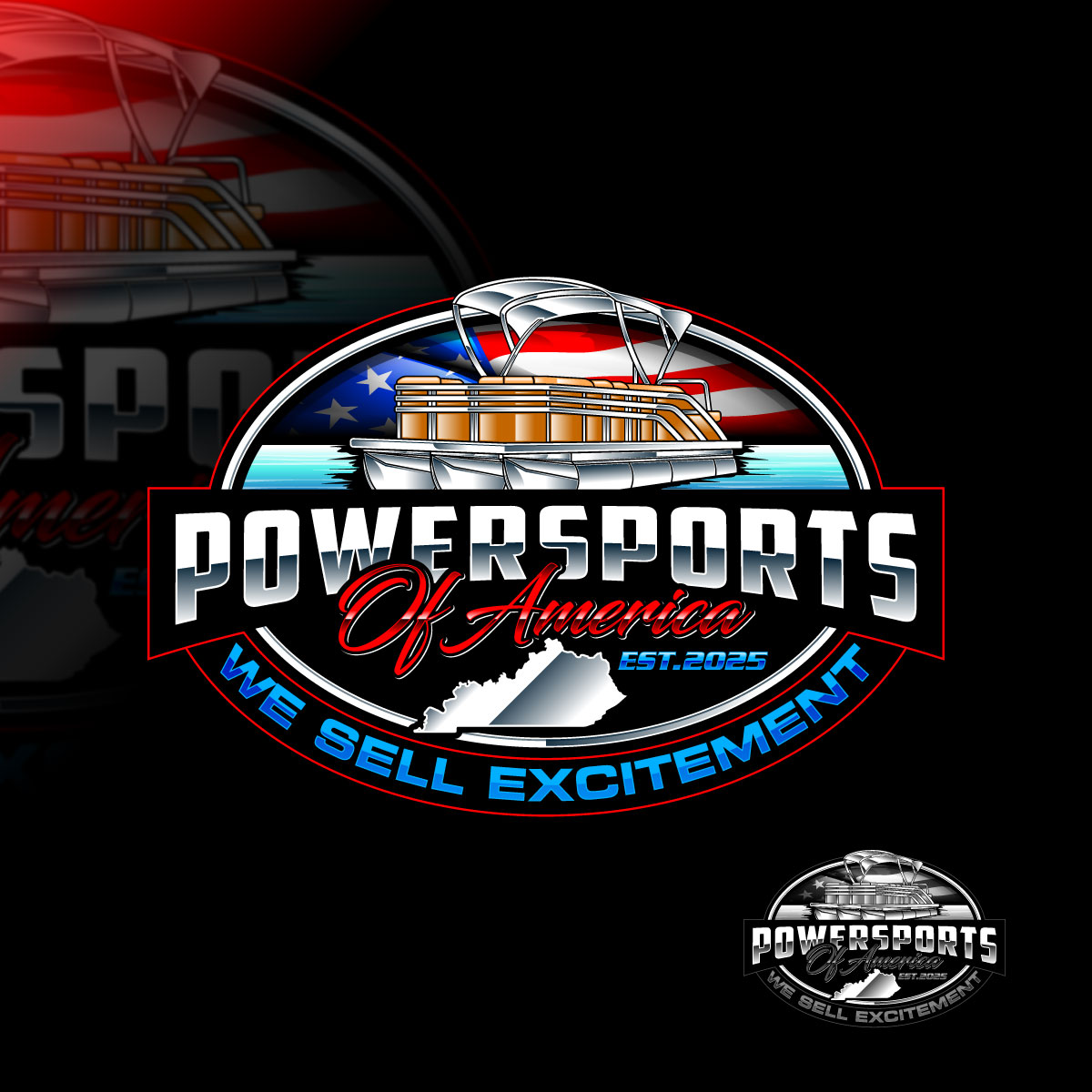Logo Design by Suvendu.S for Powersports of America | Design #35543375