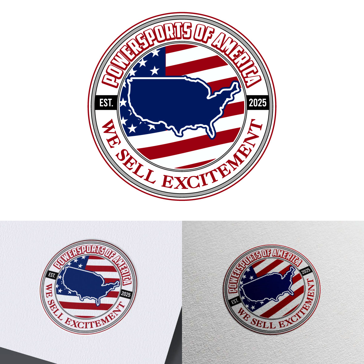 Logo Design by Suvendu.S for Powersports of America | Design #35543533