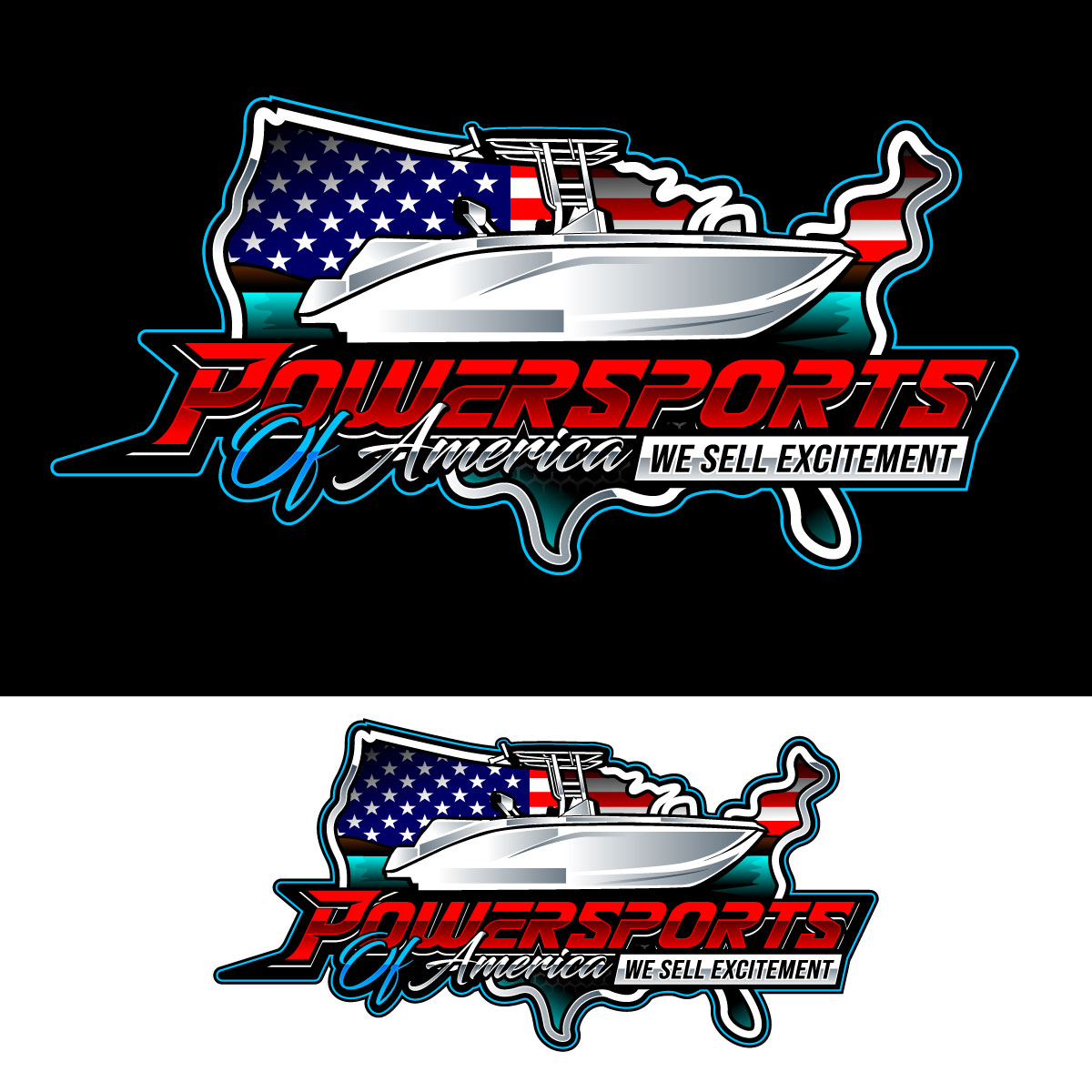 Logo Design by Suvendu.S for Powersports of America | Design #35546132