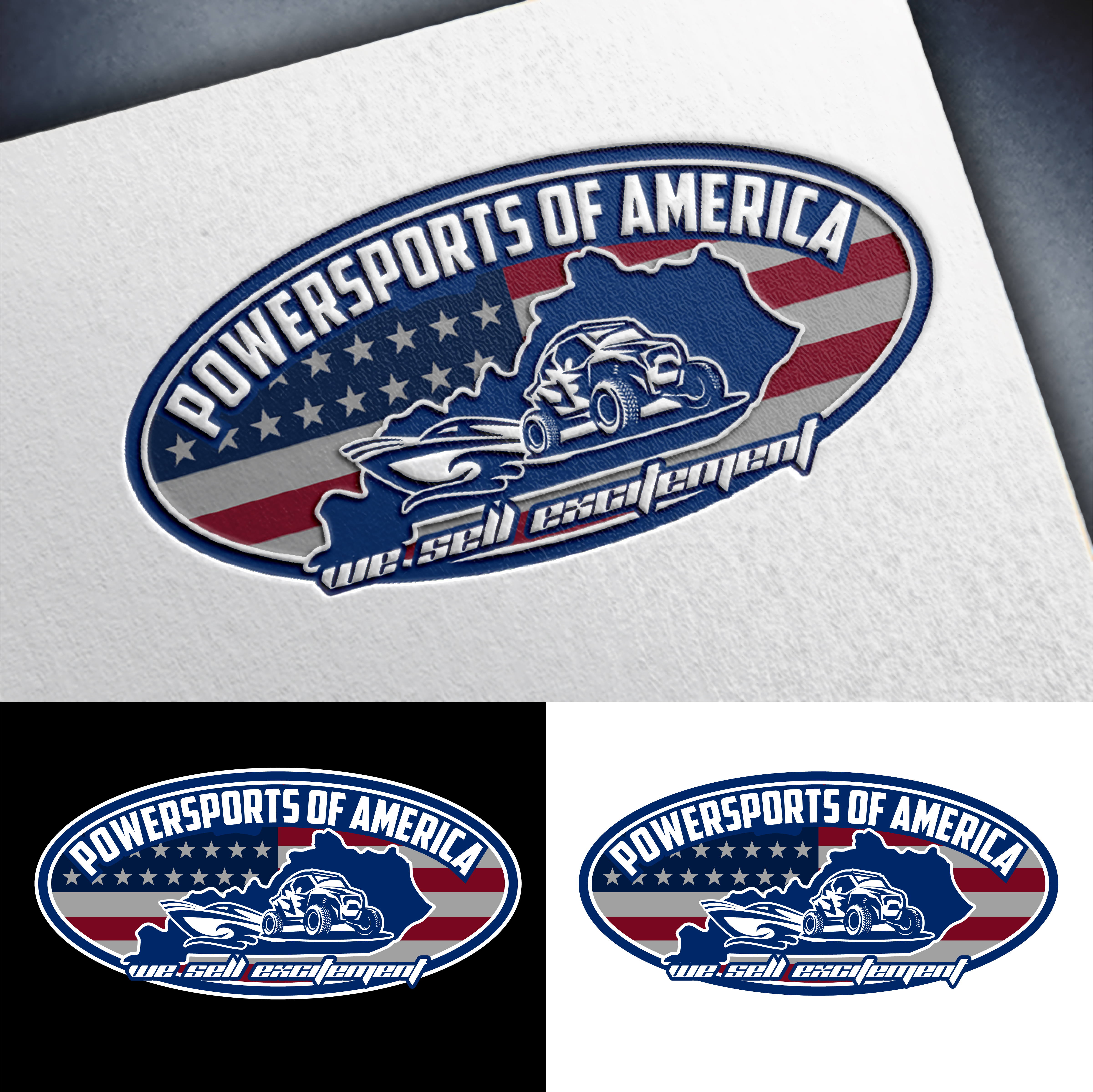 Diseño de Logo por John Mark Arts para Powersports of America | Diseño #35532736
