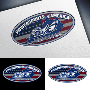 Logo-Design von John Mark Arts für Powersports of America | Design: #35532806