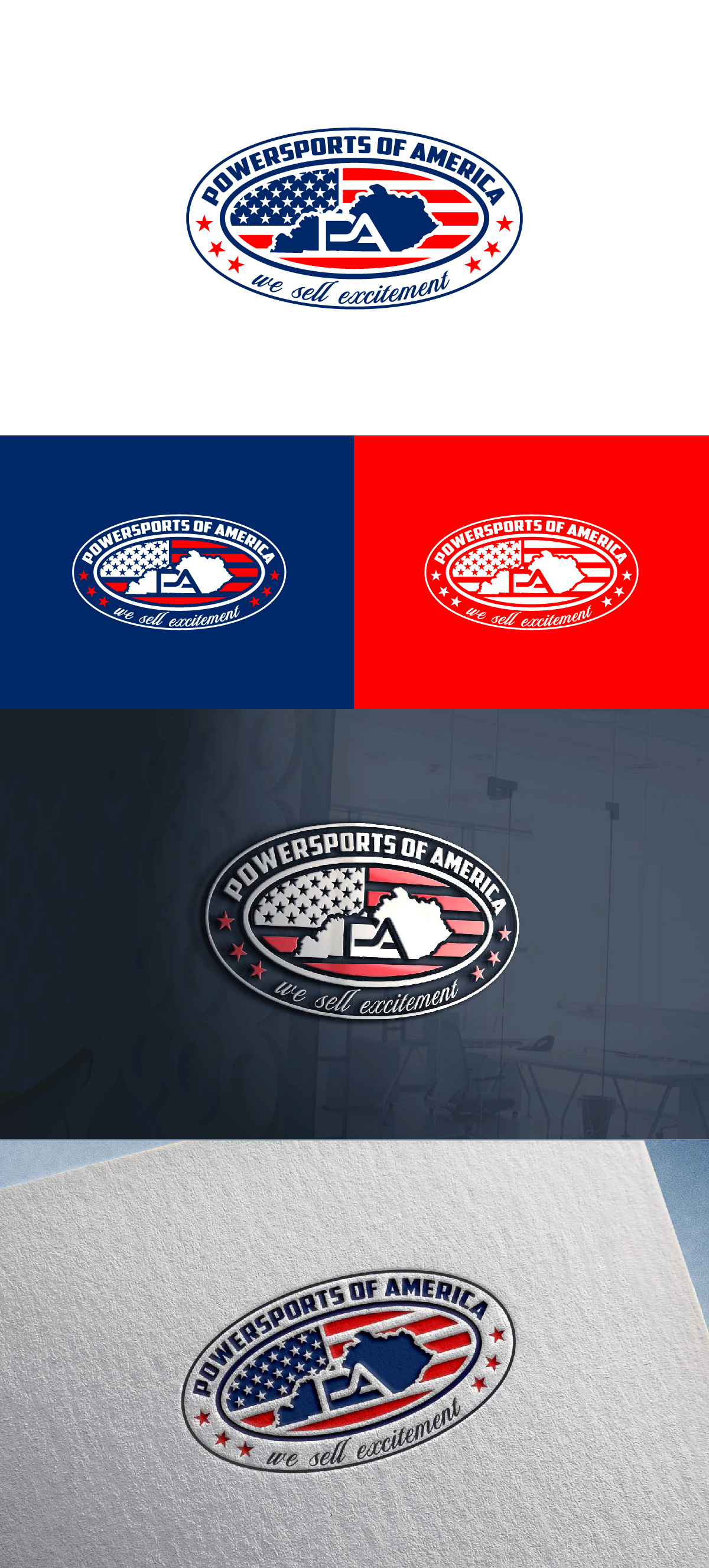 Diseño de Logo por Barish Design para Powersports of America | Diseño #35538527