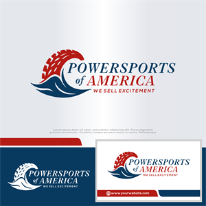 Logo Design by win it for Powersports of America | Design: #35532006