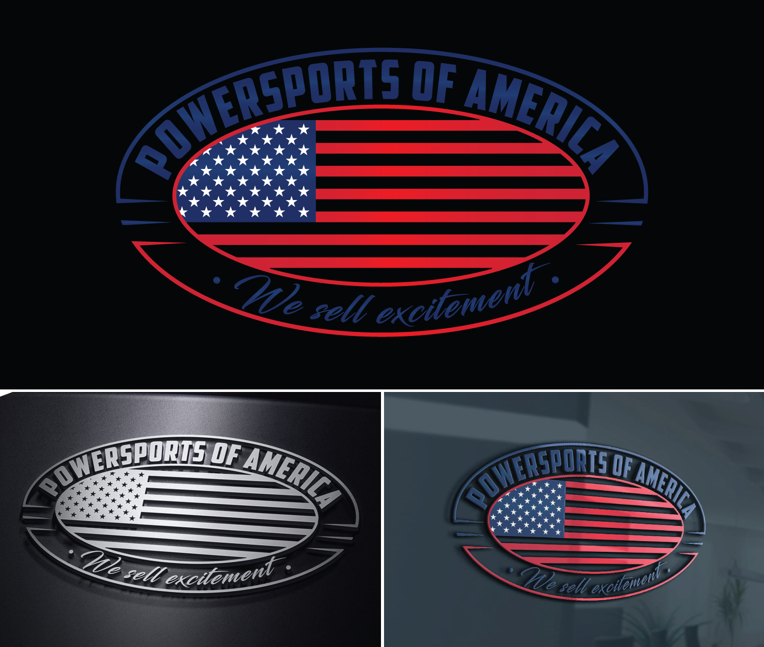 Logo Design by Atec for Powersports of America | Design #35533768