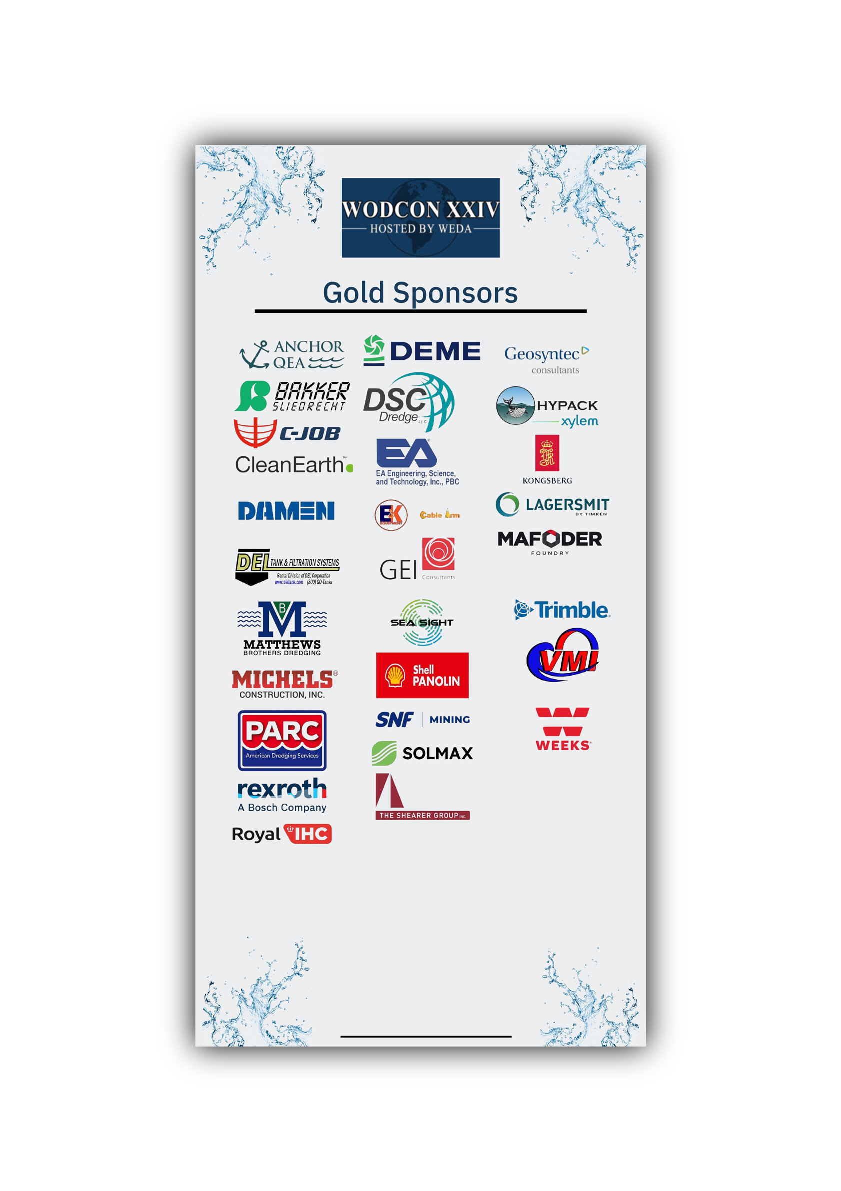 Grafik-Design von ed_scenery für Western Dredging Association | Design #35524268