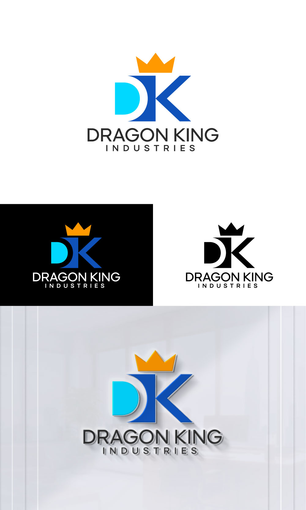 Logo-Design von loveqis für Dragon King Industries | Design #35519807