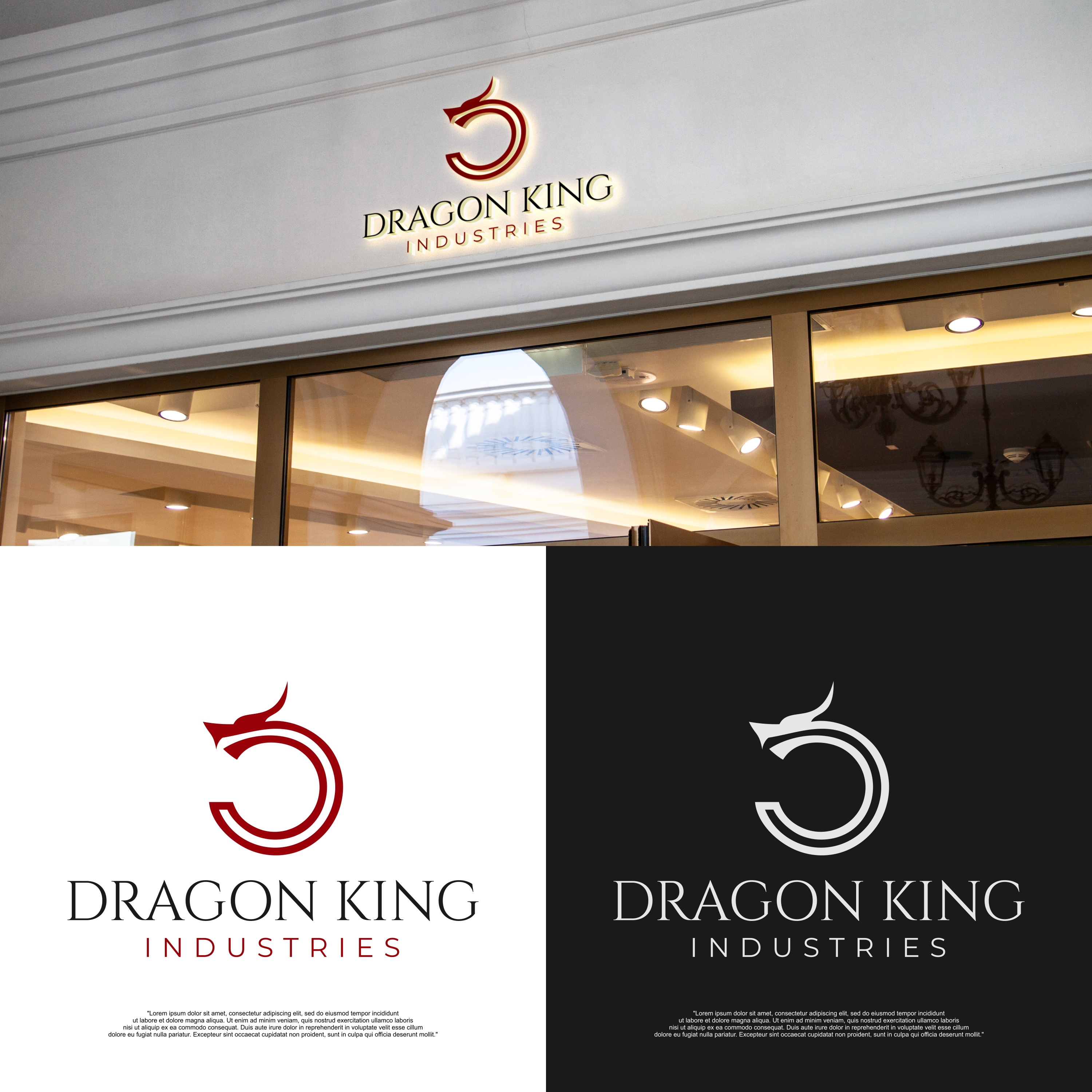 Diseño de Logo por arillingga para Dragon King Industries | Diseño #35520282