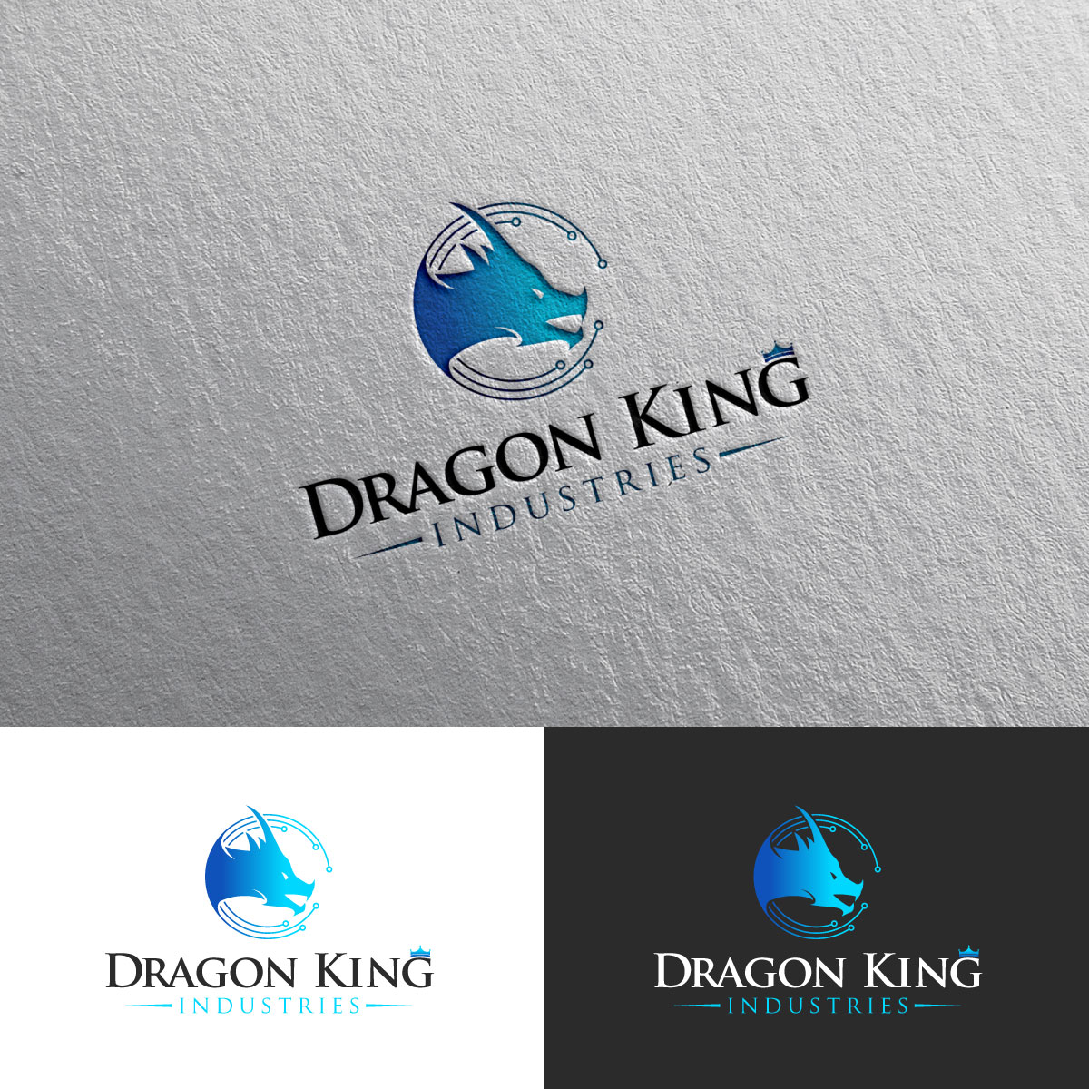 Logo Design by Alex Henry for Dragon King Industries | Design #35518685