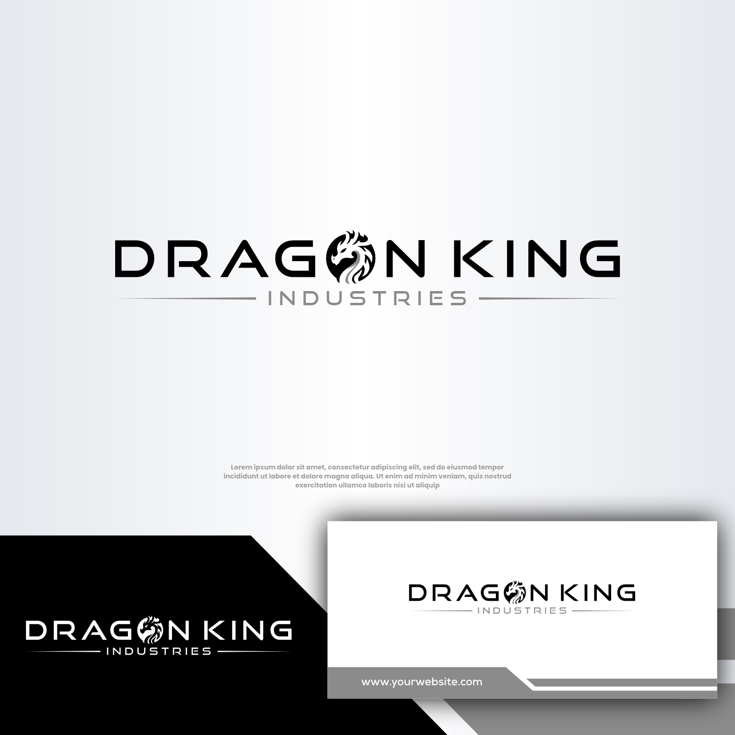 Logo Design by Cah Ganteng for Dragon King Industries | Design #35525590