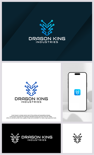 Logo Design by ander sky dc for Dragon King Industries | Design: #35556217