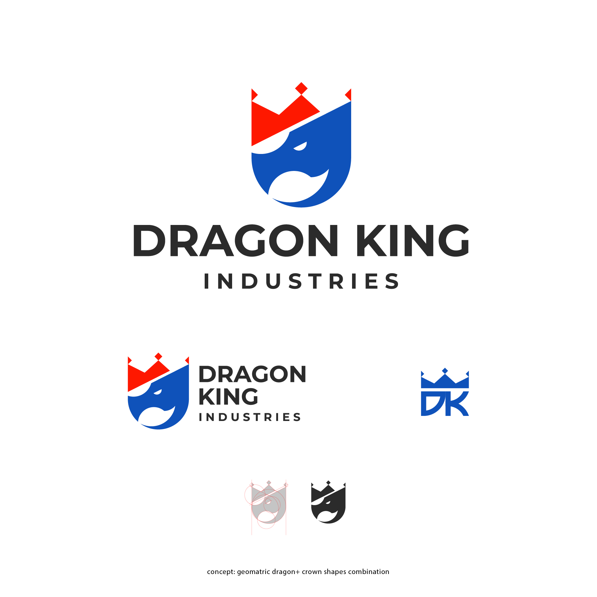 Logo Design by dicubit for Dragon King Industries | Design #35555551