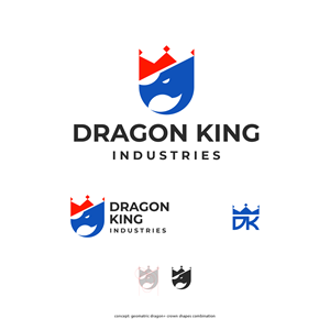 Logo Design by dicubit for Dragon King Industries | Design: #35555551