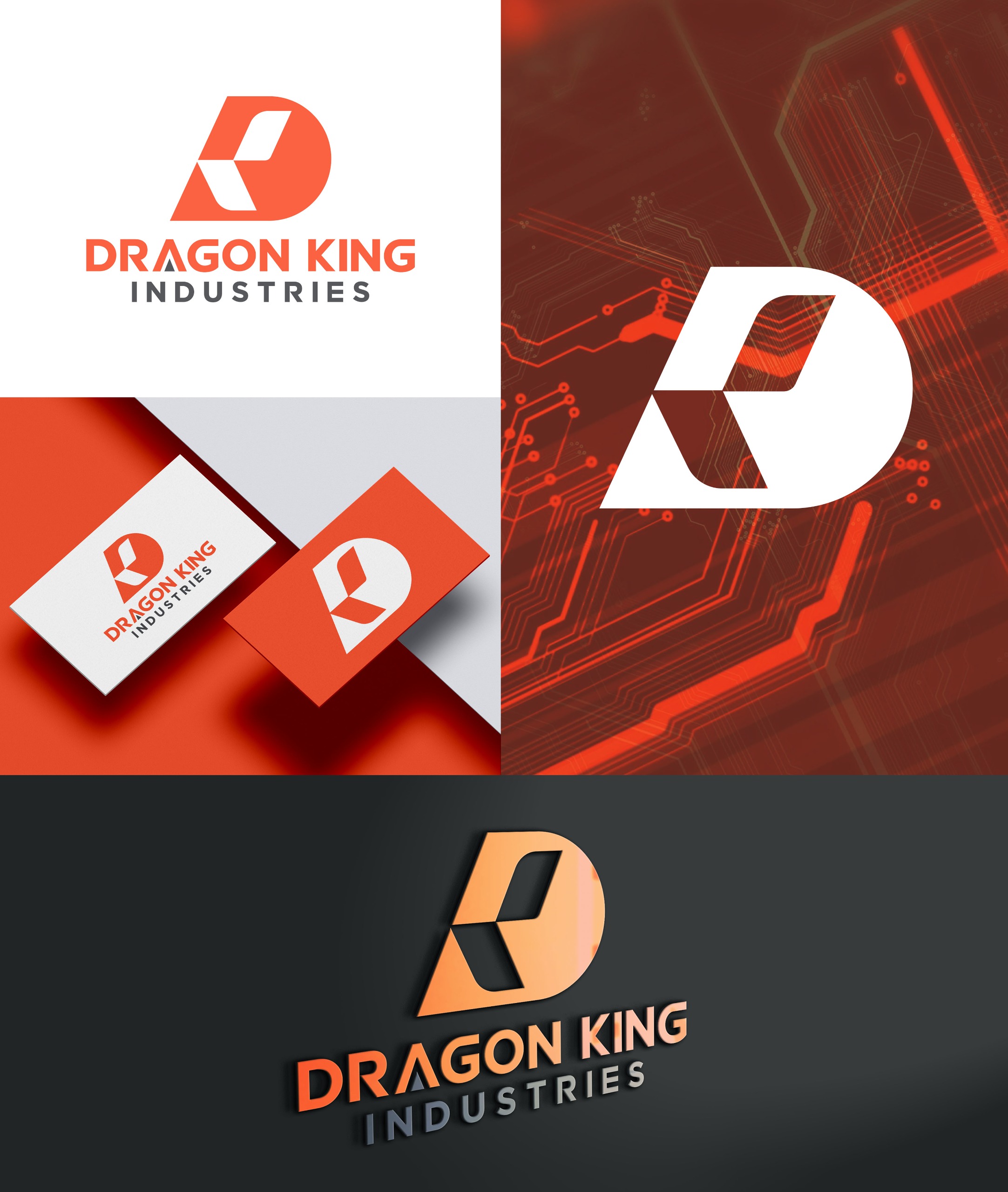 Logo Design by aexo for Dragon King Industries | Design #35520903