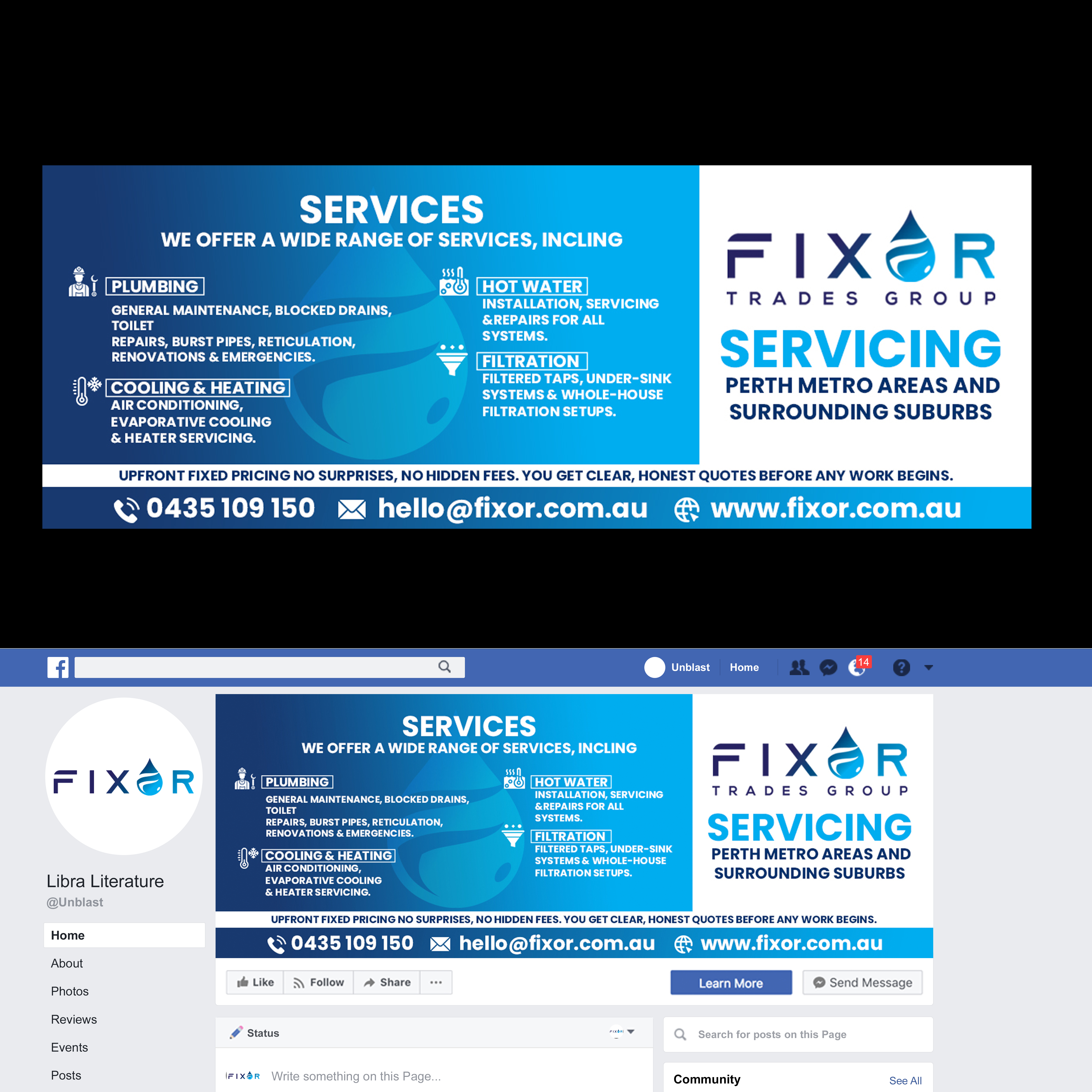 Facebook Design by design88 for this project | Design #35534443